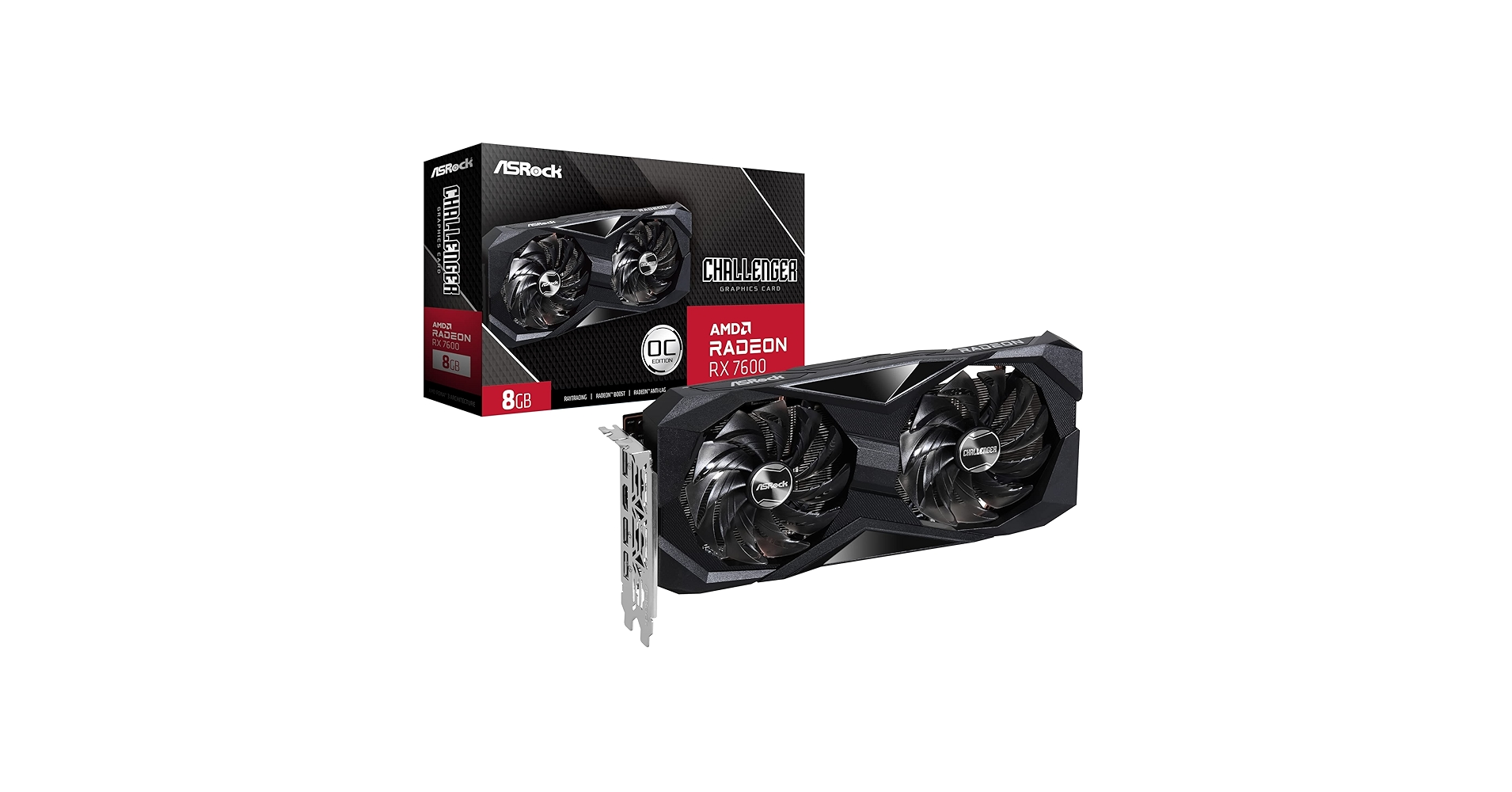 Amazon.com: ASRock AMD Radeon RX 7600 Challenger 8GB OC