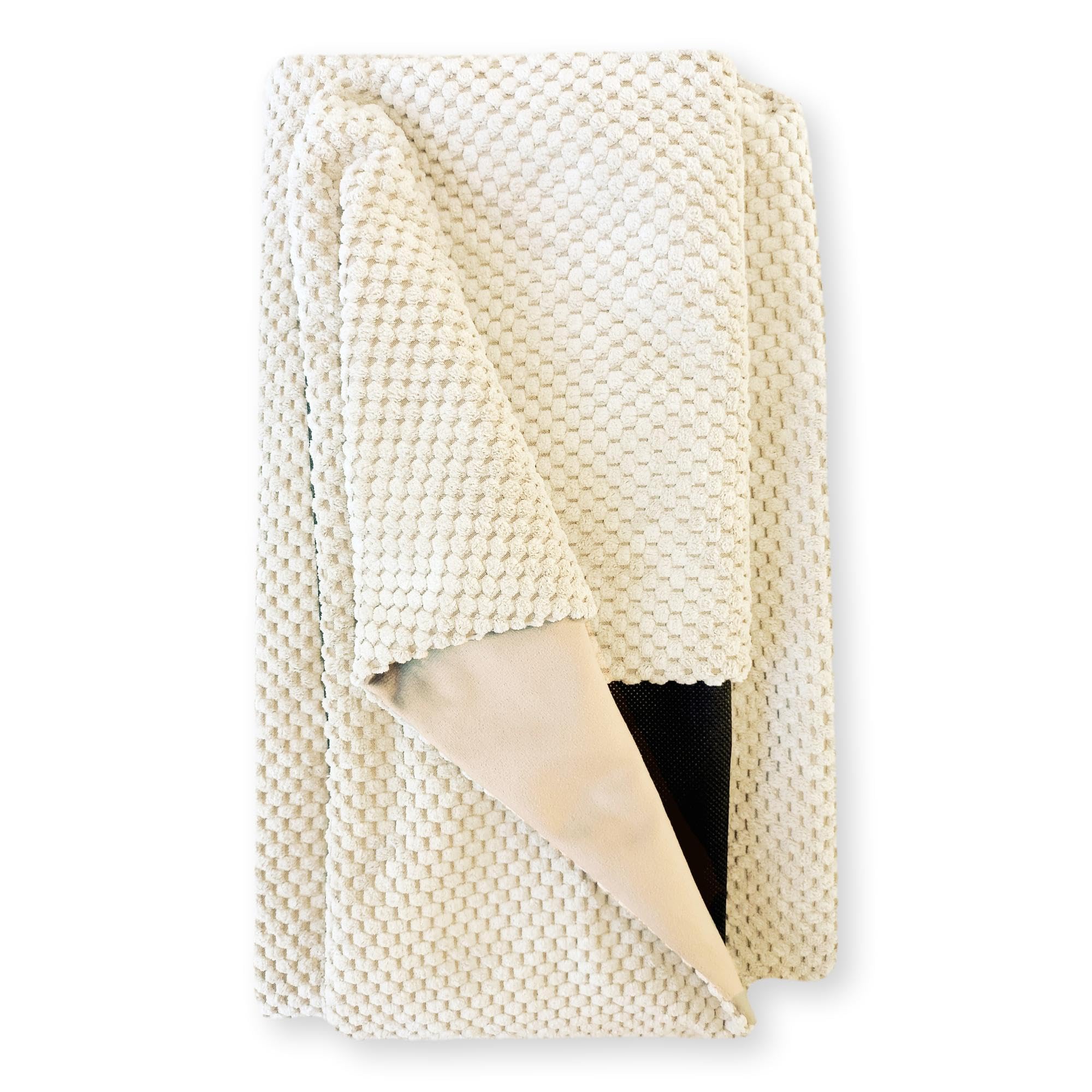 4L Textil Teo Cuccia cane sfoderabile e lavabile Cuccia per Cani Letto Cane taglia grande Divano per Cani (80x60 cm, Beige(Cover))