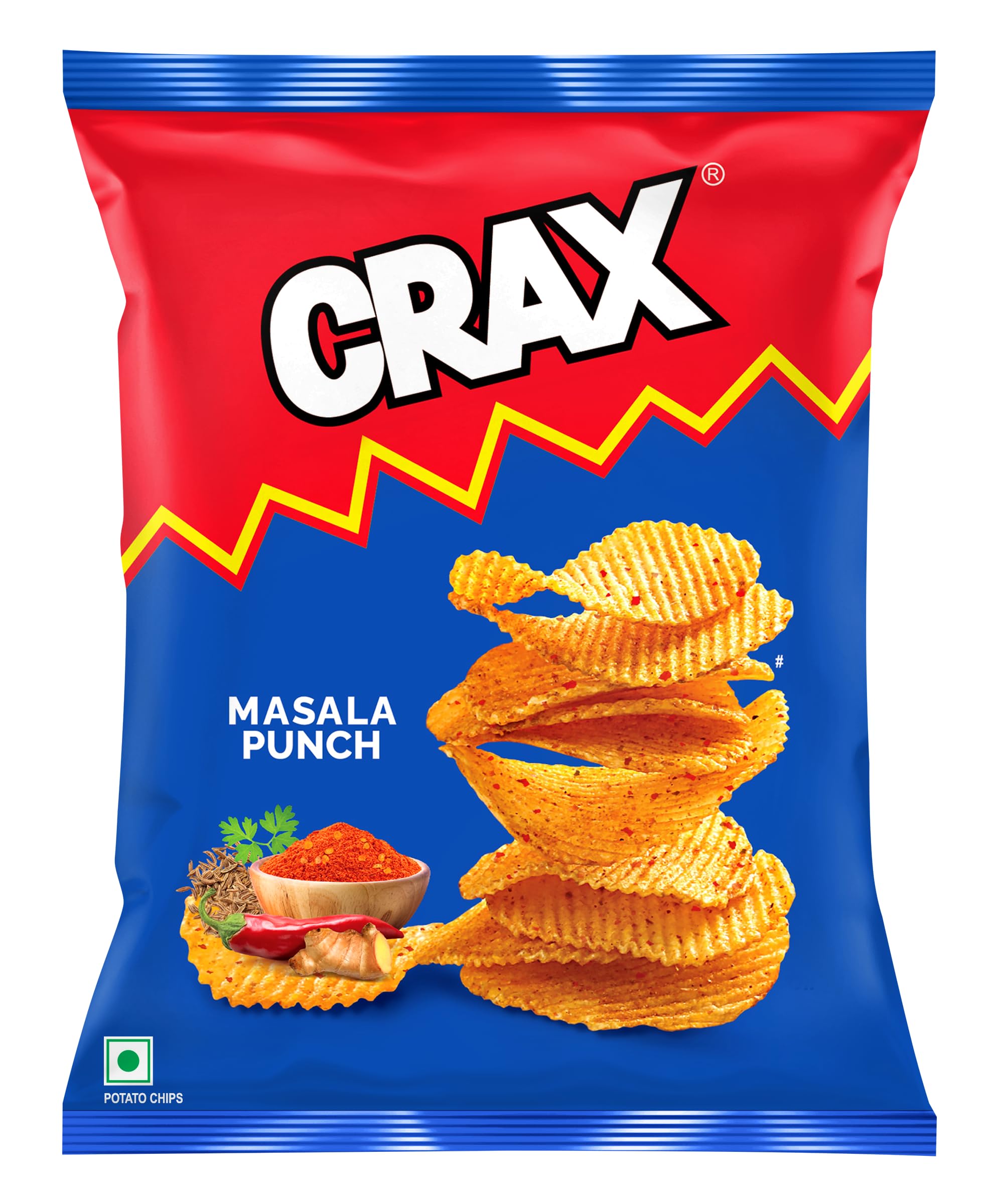 Potato Chips Masala Punch 85g/95g (weight may vary)