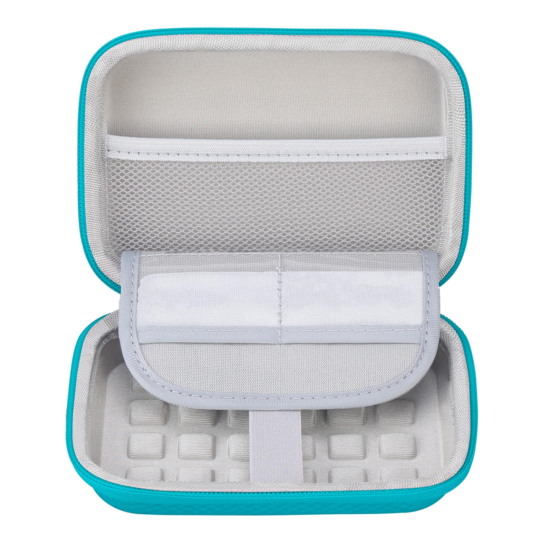 BOVKE Carrying Case Compatible with ZNZ/Aullsaty/Yordawn Talking Flash Cards Early Educational Toys for 3 4 5 6 Year Old Baby Boys Girls, Preschool Learning Reading Machine Storage Holder, Turquoise