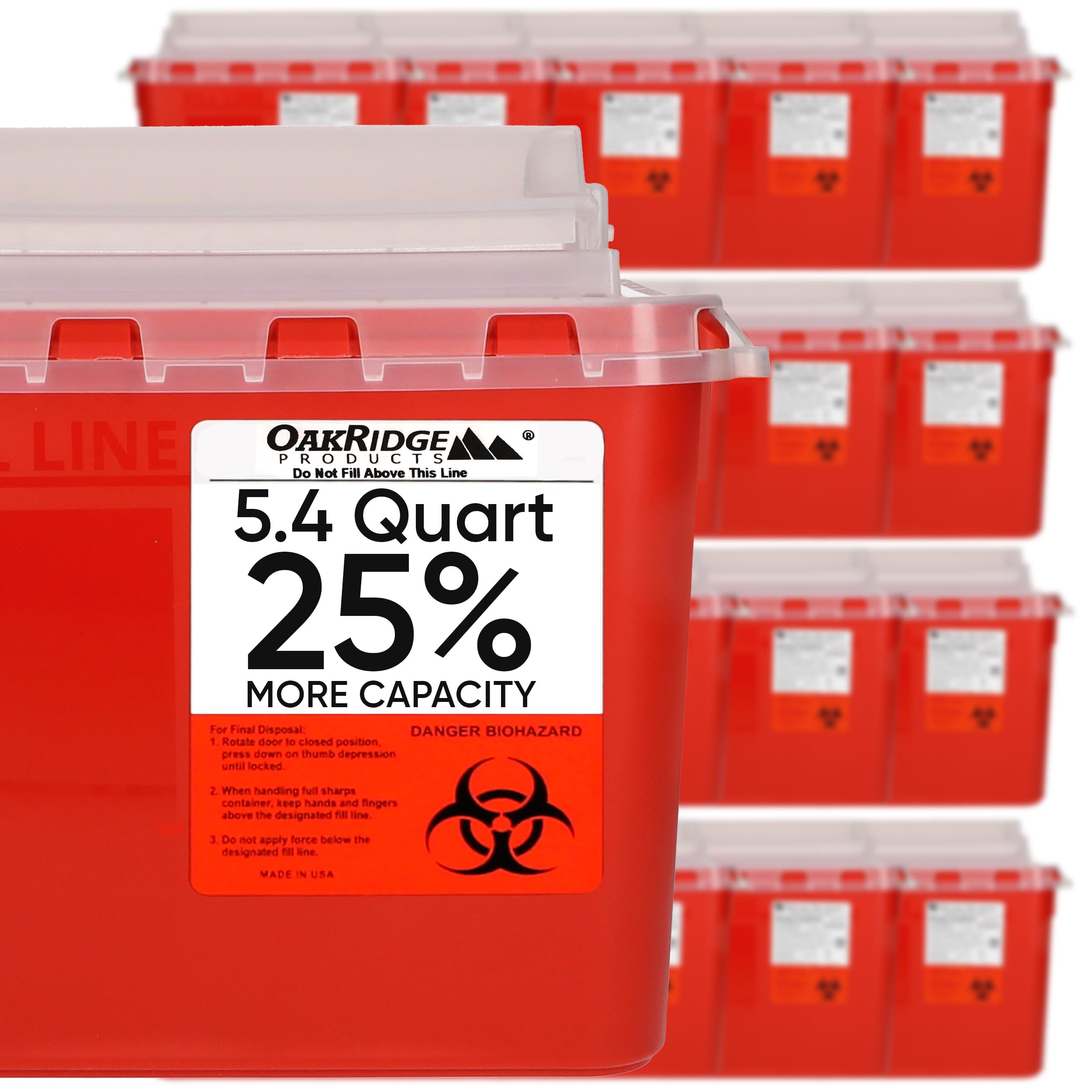 Transparent Sharps Container