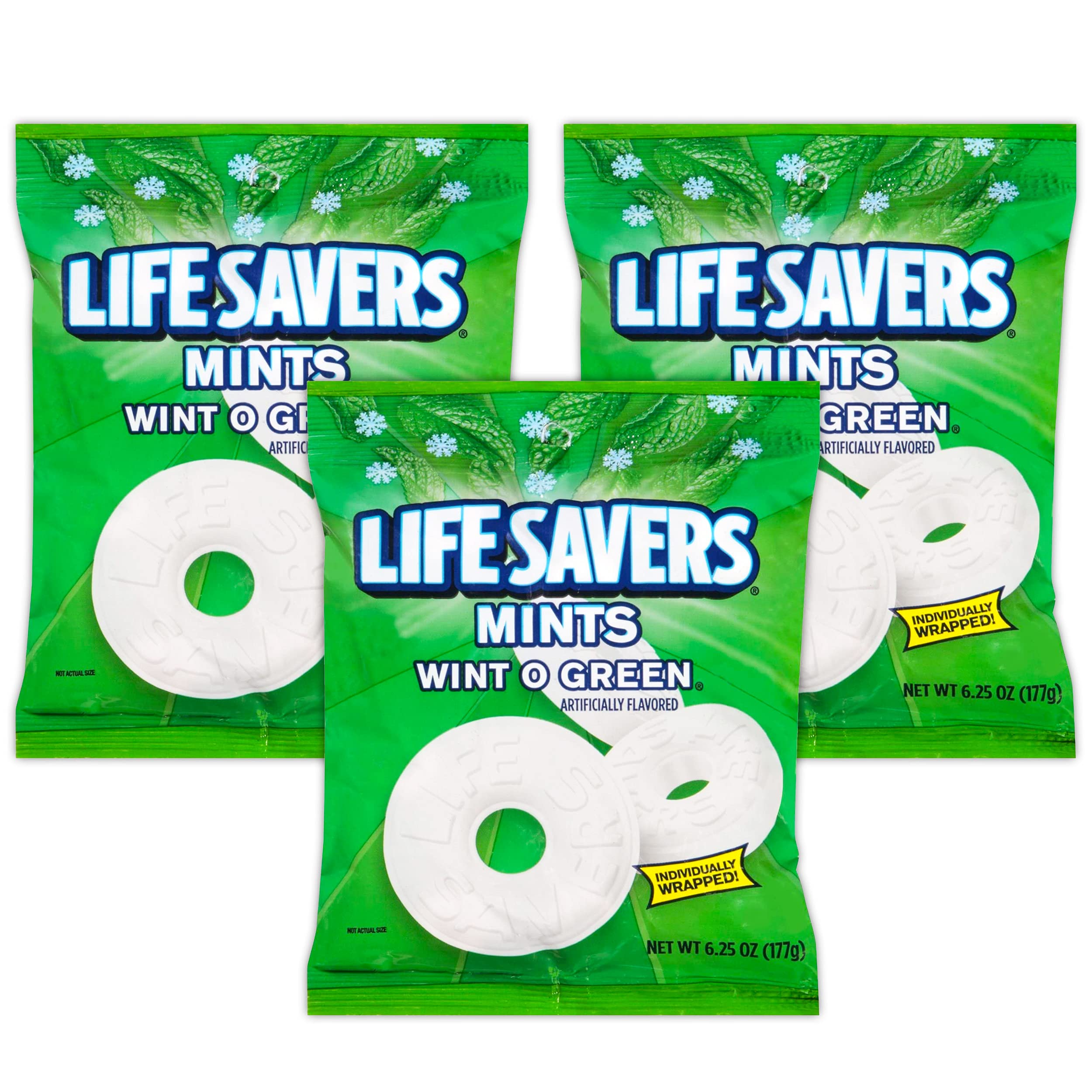 Buy LifeSavers Mints Individually Wrapped Wint O Green 6.25 Oz (177 g