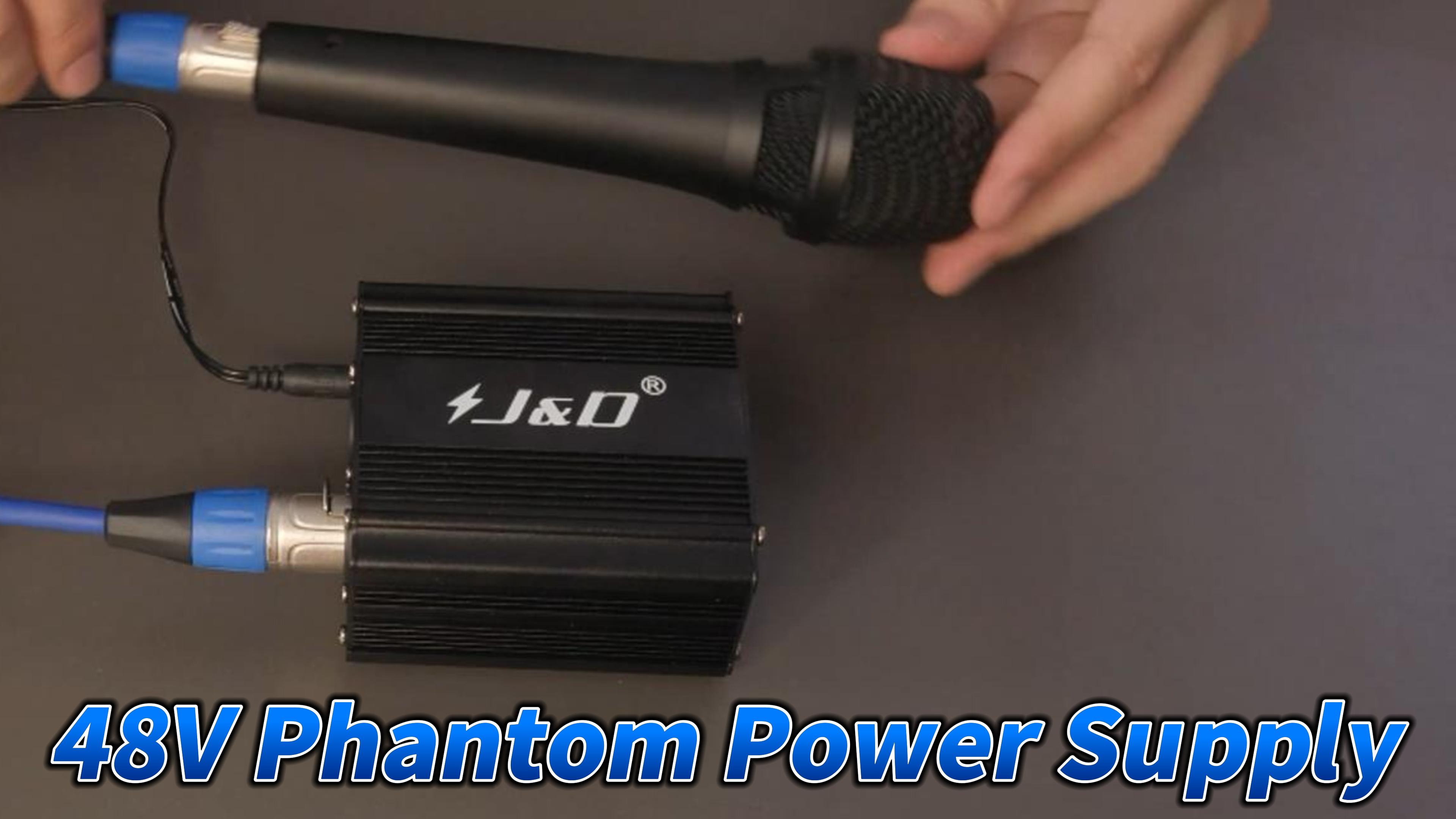 Amazon.com: J&D 48V Phantom Power Supply, 1-Channel Design with