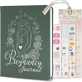 Keepsake Pregnancy Journal with Weekly Guides, Milestone Pages, and Gift-Ready Packaging - Beautiful Mom To Be Gift - Premium Pregnancy Gifts for Expecting Mom (338 Pages, Acid-Free Paper, Hardcover)