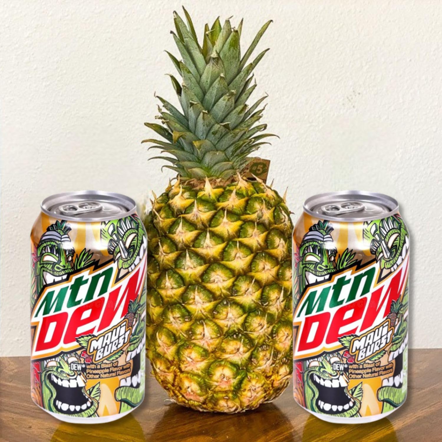 Mountain dew Maui Burst | Blast of Pineapple Flavor with other Natural flavor | 355 ML 12 Pack (24)