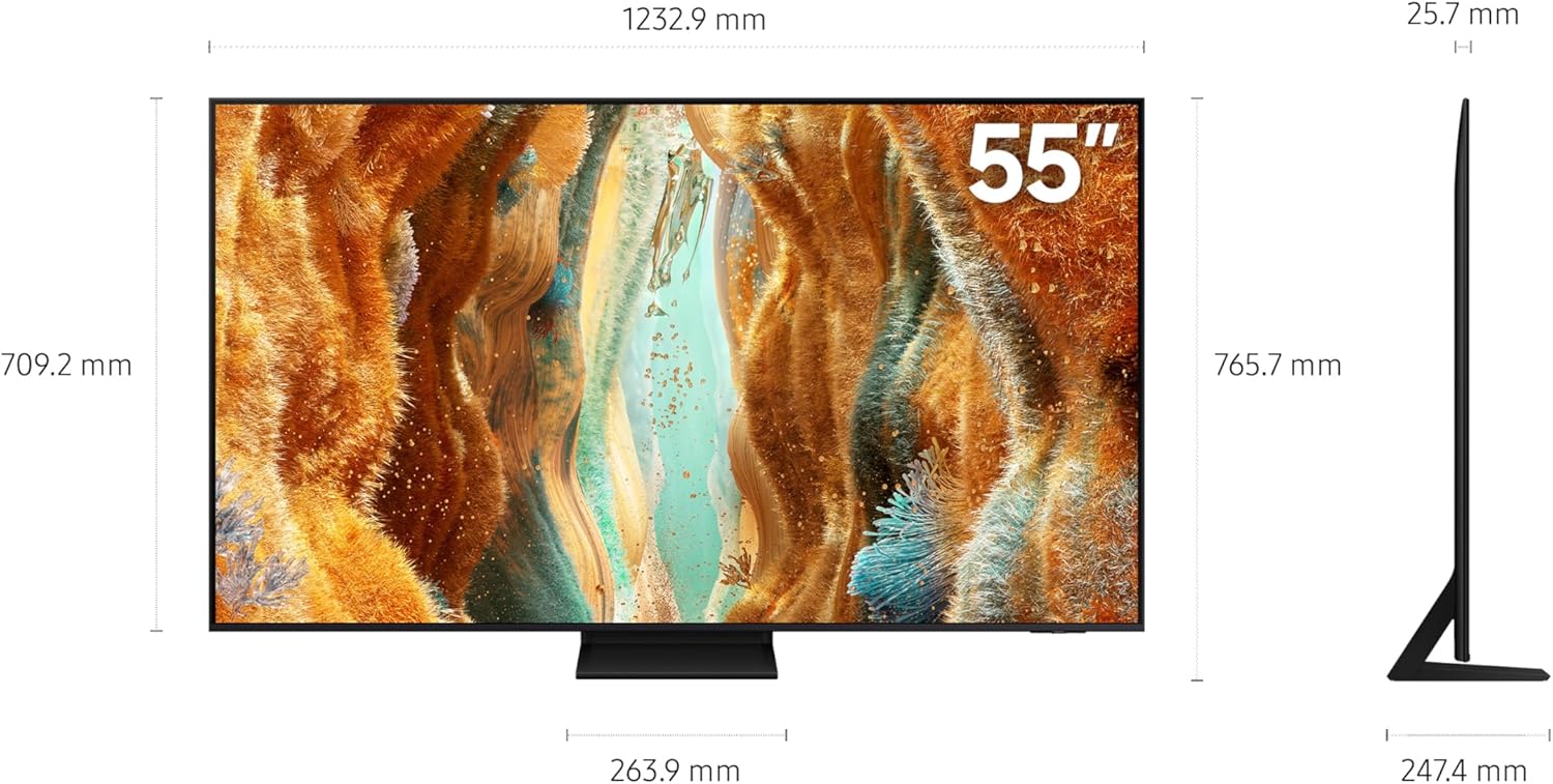 Samsung 55 Inch Neo QLED TV, QN70F, 4K, Mini LED, Gaming TV, N... - view 3