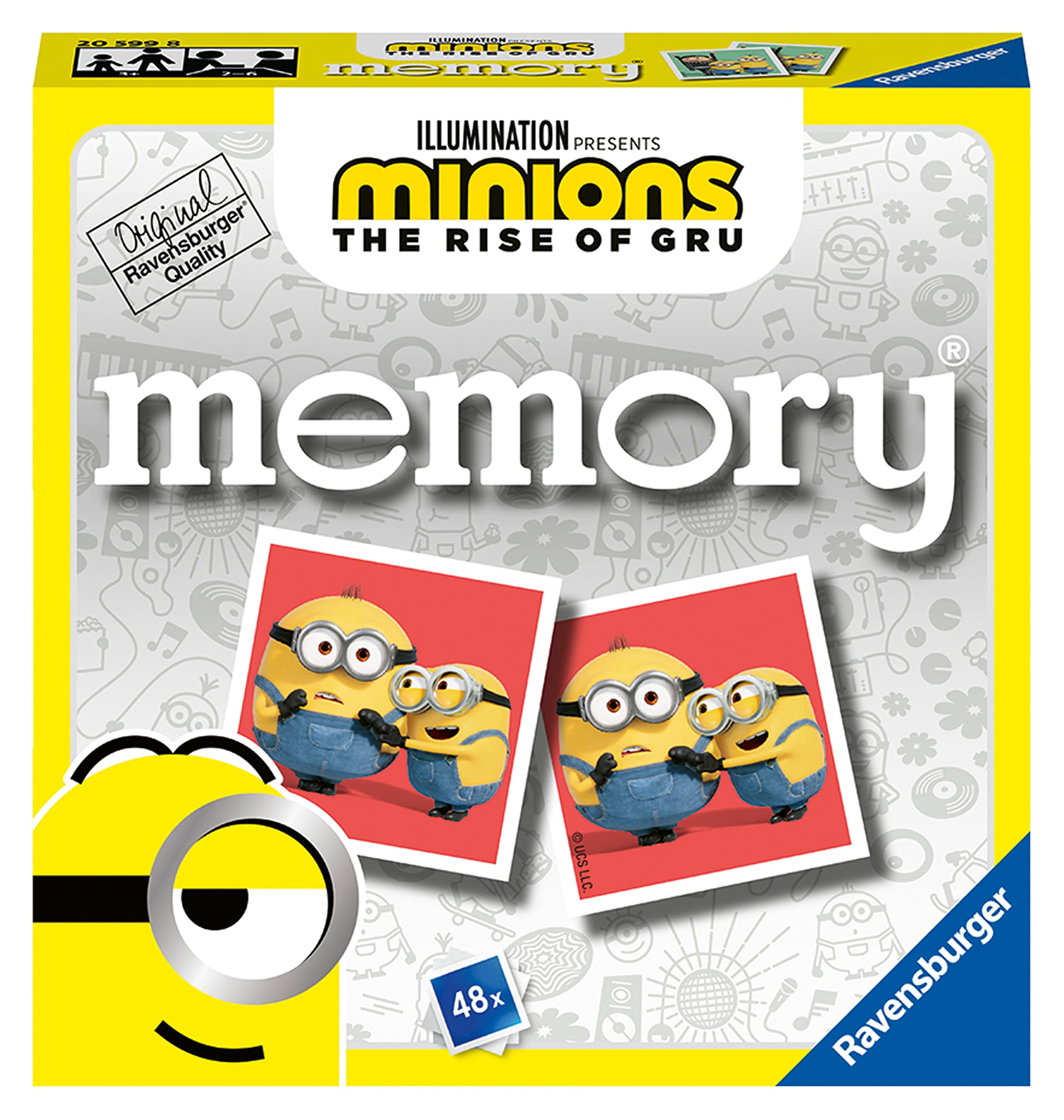 Ravensburger Paw Patrol Mini Memory – Jeu De Mémoire 2-6 Joueurs Dès 3 Ans | Pat’ Patrouille