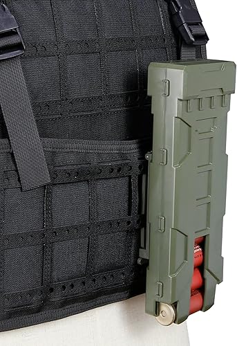 Miniatura 8 de Tactical MOLLE 10pcs 12 Gauge Shotgun Magazine Shell Pouch Carrier Holder