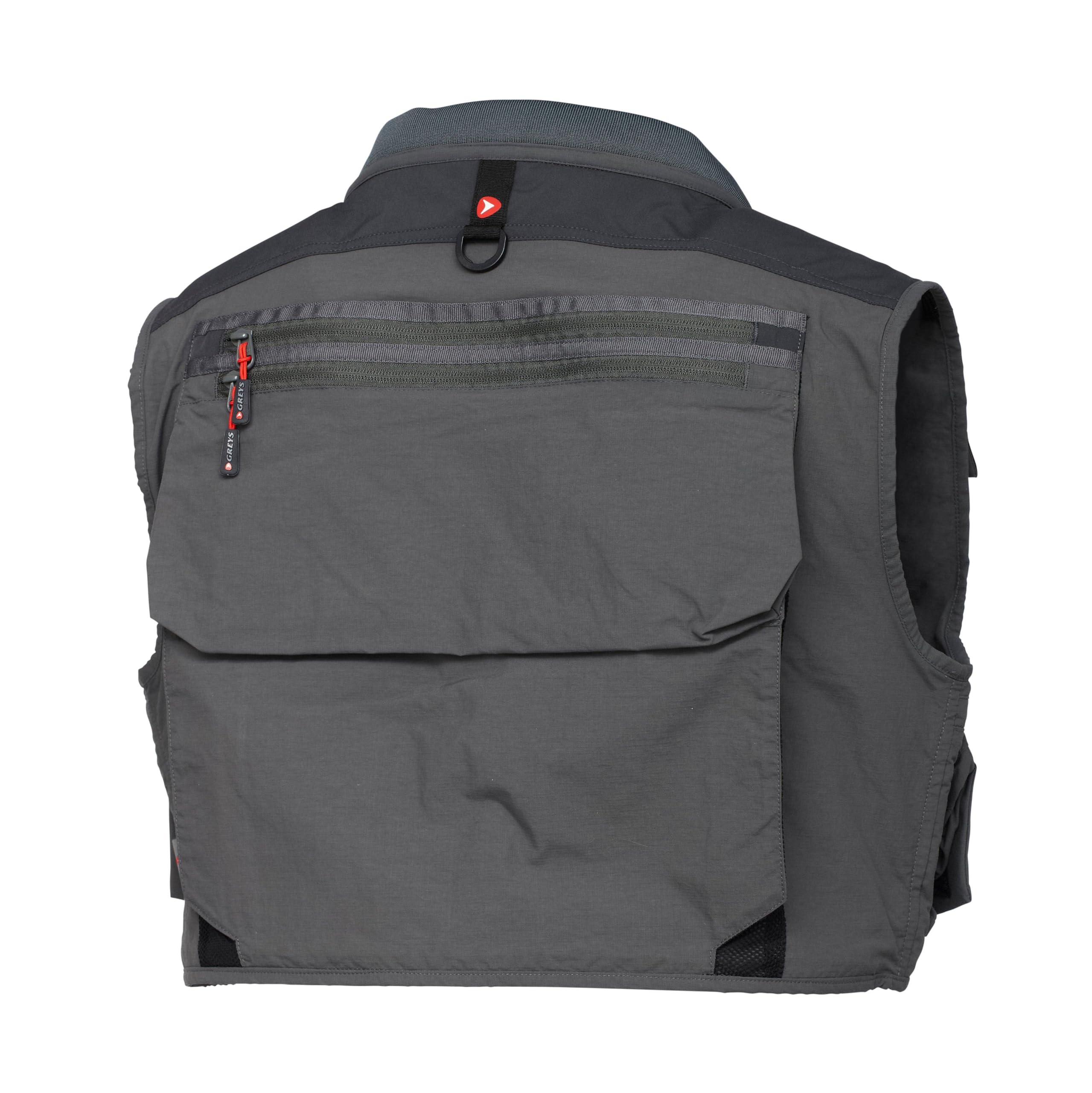 Greys Tail-Fliegen-Angelweste, atmungsaktive Angelweste für Fluss-, See- und Küstenangeln, mehrere Taschen für Fliegenboxen, Vorfächer und Zubehör, bequeme Passform