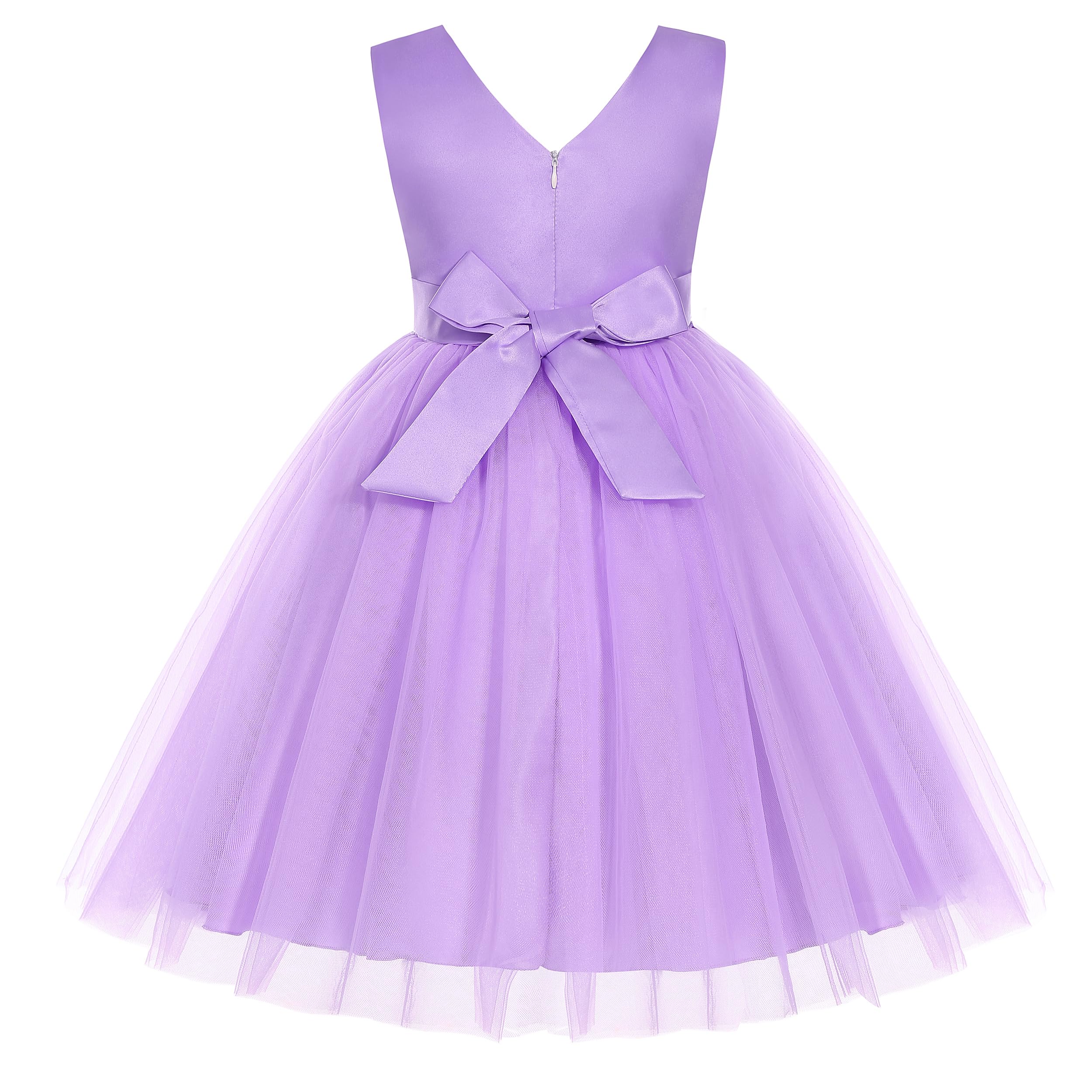 Vestido de niña con Hombros Inclinados, Dama de Honor, Boda, Princesa, niños, Lazo, Fiesta de cumpleaños, Fiesta, espectáculo, Noche