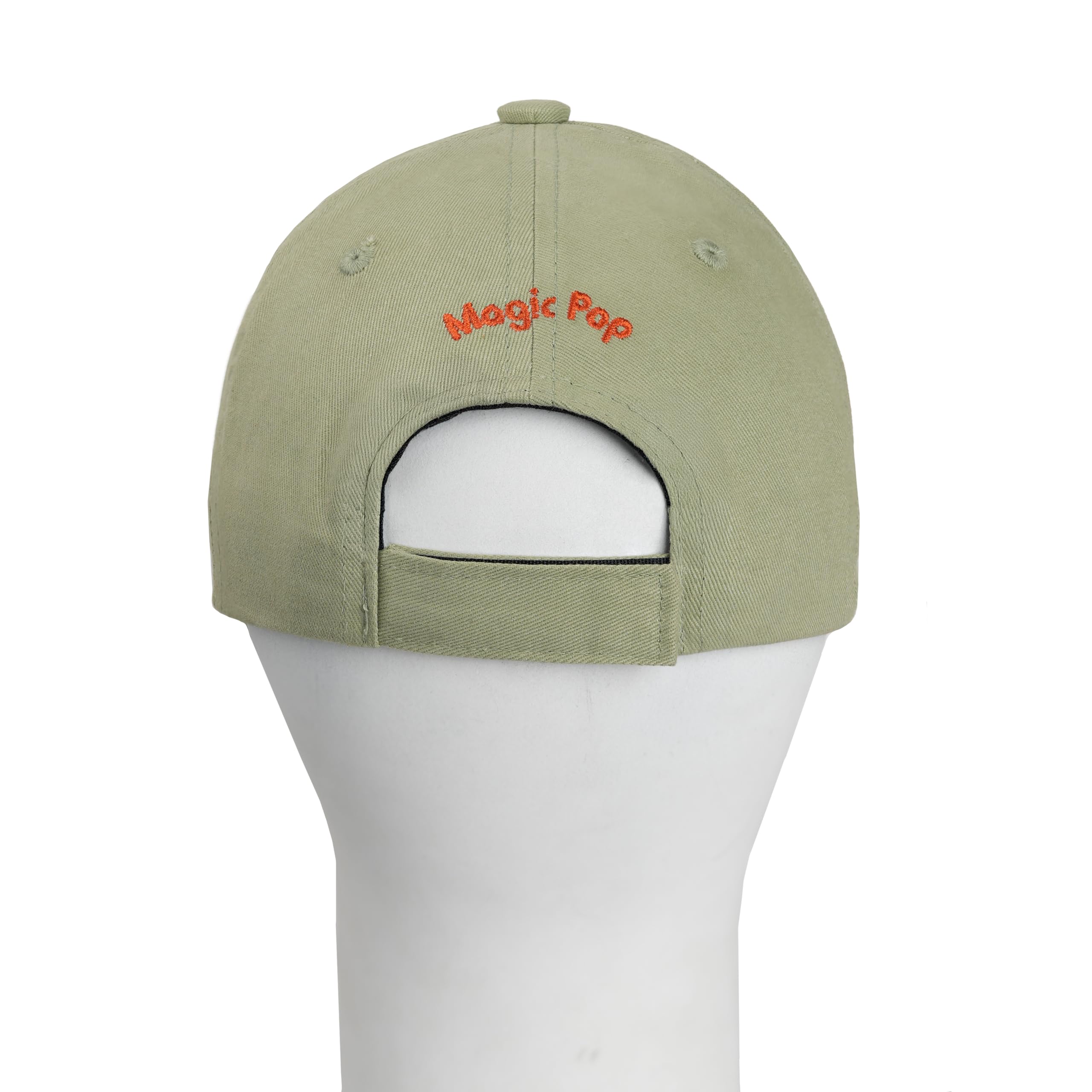 MagicPop Premium Cotton Caps for Kids Aged 4-12 Years, Unisex Stylish Baseball Cap for Boys & Girls, Comfortable & Breathable, Trendy Hat for Outdoor - Image 4 thumbnail