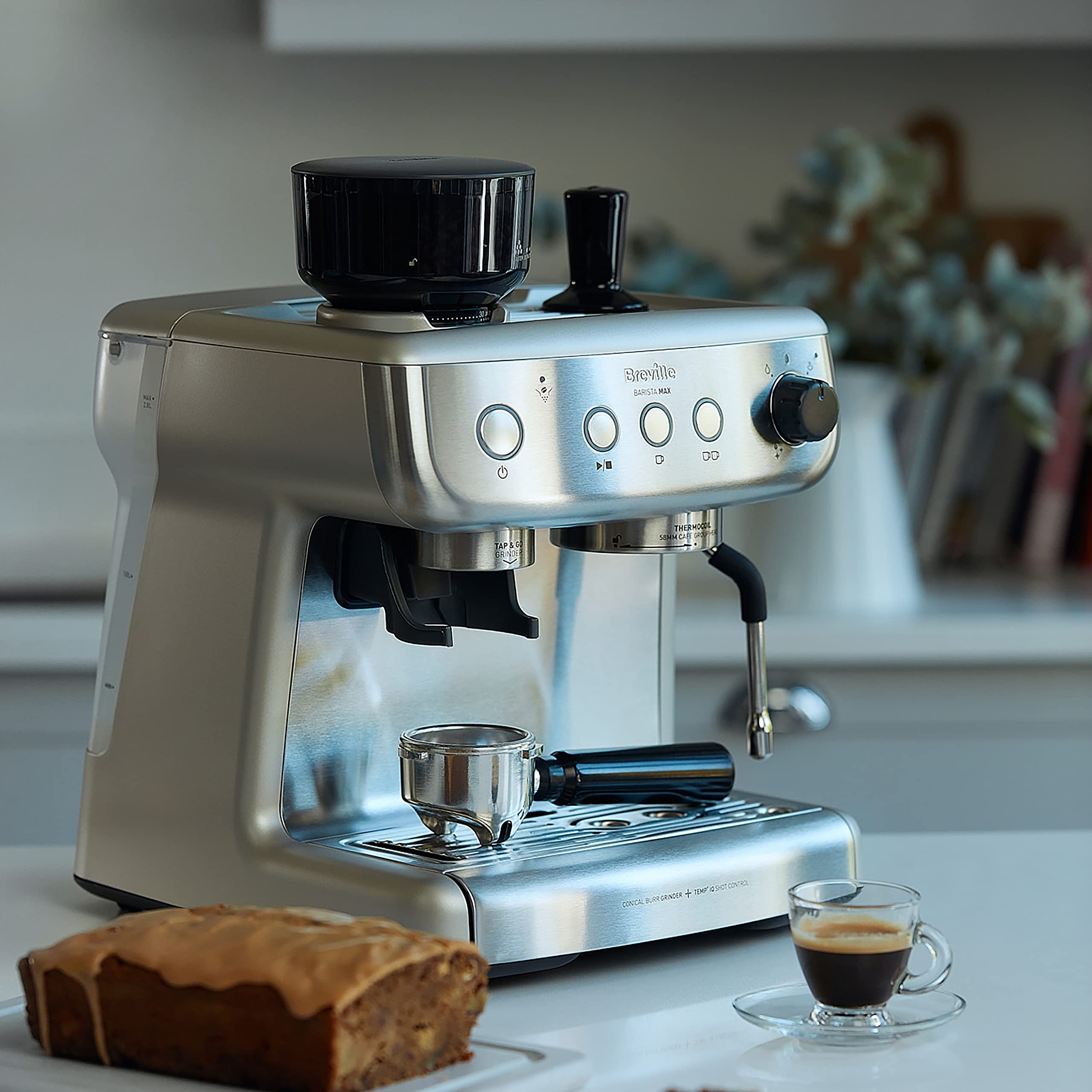 Buy Breville Barista Max Espresso Machine Latte & Cappuccino Coffee