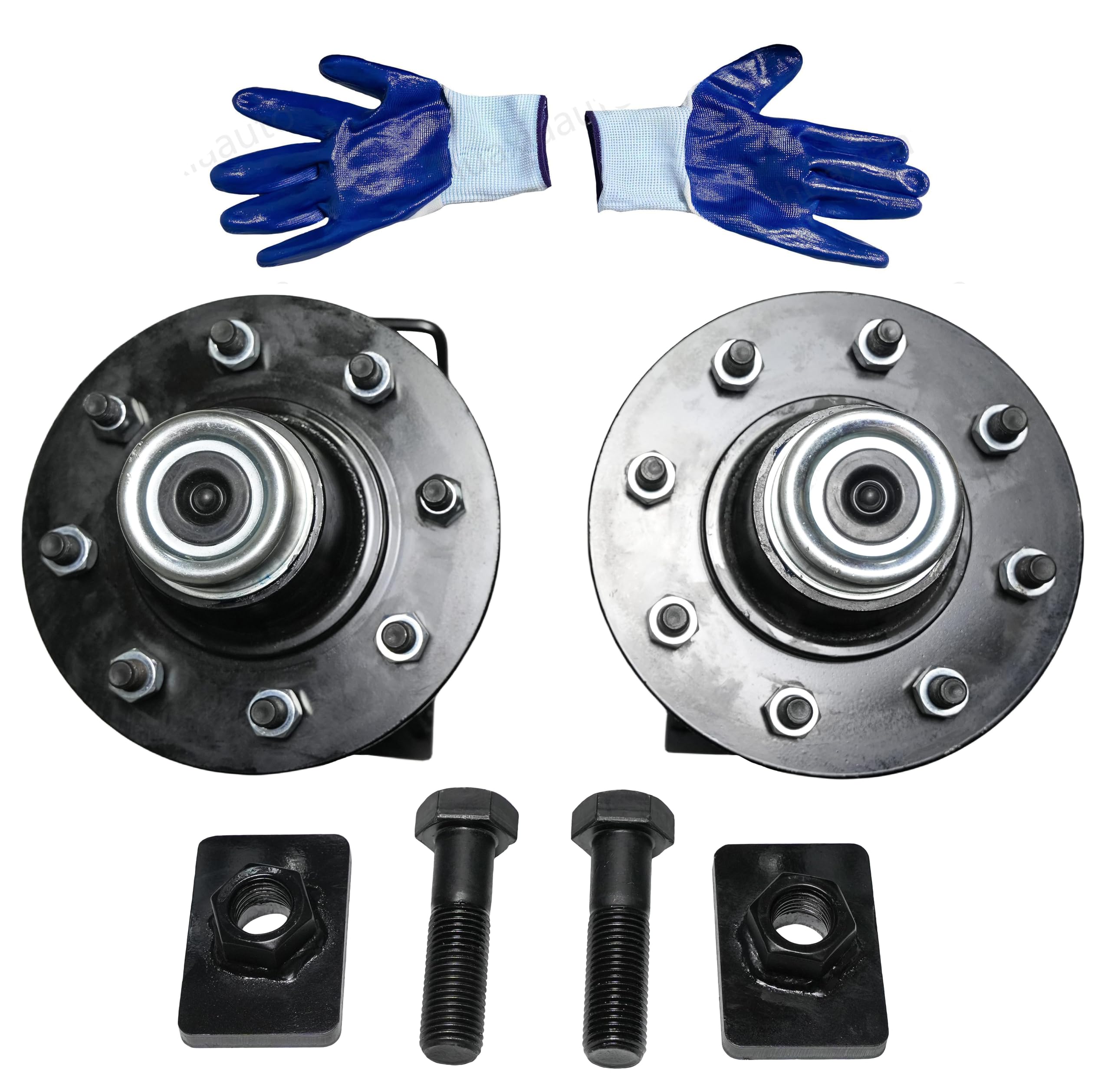 Shipping Container Wheels,8x6.5 Lug?Container Wheel Shifting Tool,Bolt-on Spindle Kit,for Up to 40' Shipping Container Heavy-Duty Shipping Container,Quick disassembly,2-Pack