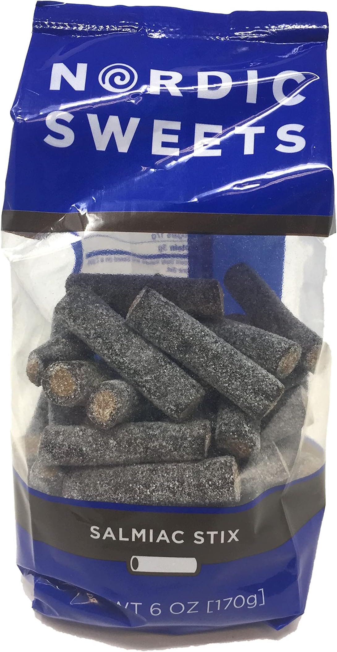 Nordic Sweets Salmiac Licorice Salty Stix Sticks Heksehyl 5oz