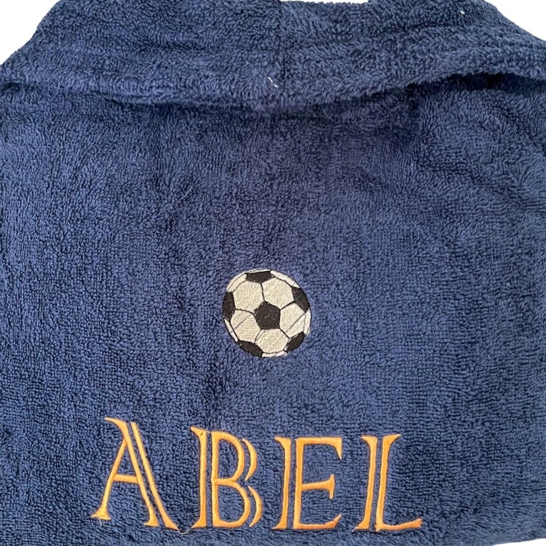 Bata baño rizo absorbente personalizable con nombre bordado unisex adulto hombre mujer