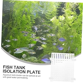 Amazon | 水槽 板 アクリルアクアリウム分割 水槽仕切りネット