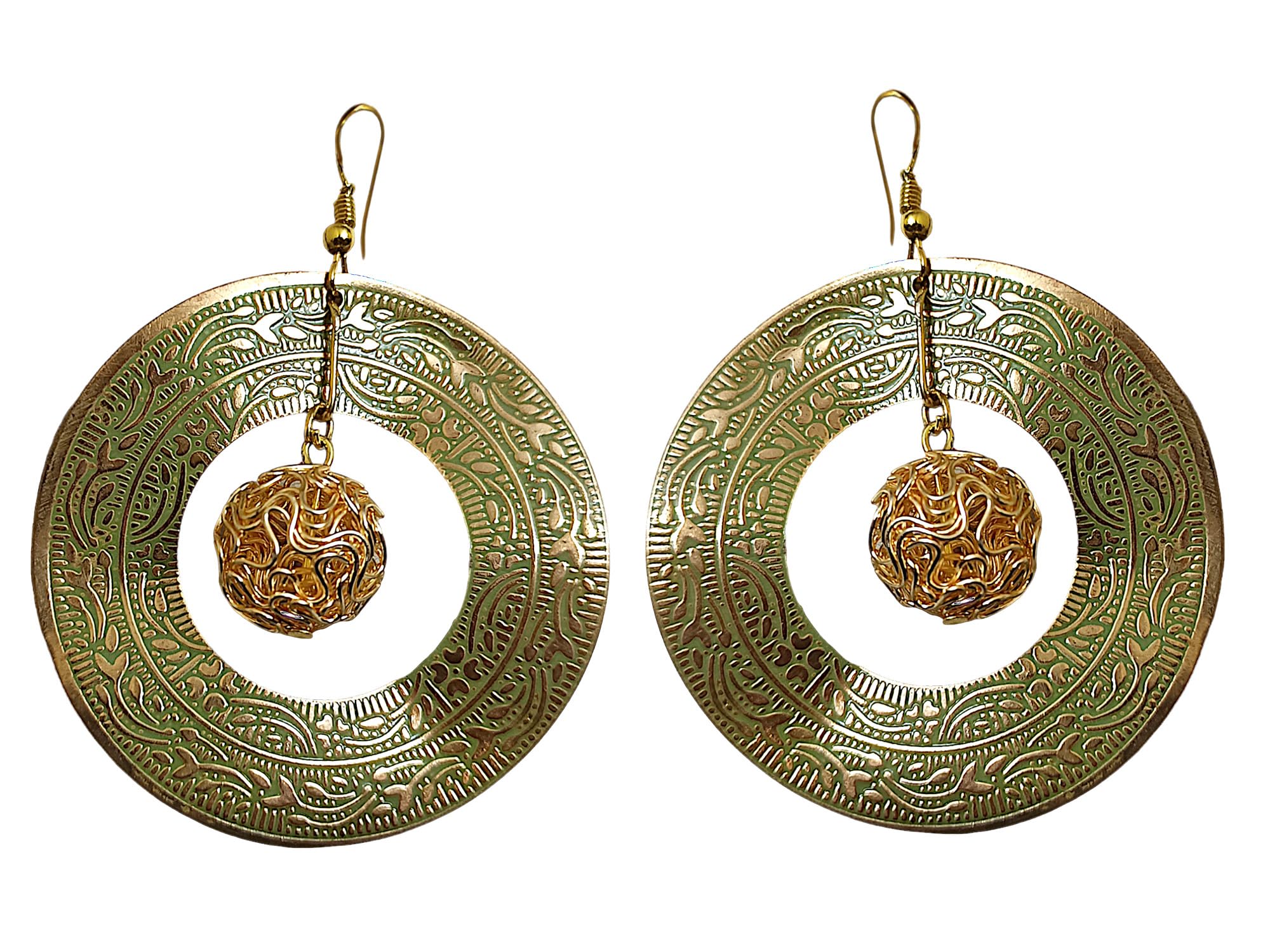 Corvee India Bohemian Gypsy Jewellery Earrings | Designer Earring/Jhumka For Boho-Chic Style Outfit | Perfect Handcrafted Women Jewellery (Rose Gold) (B0D985M5L4) Amazon Price History, Amazon Price Tracker