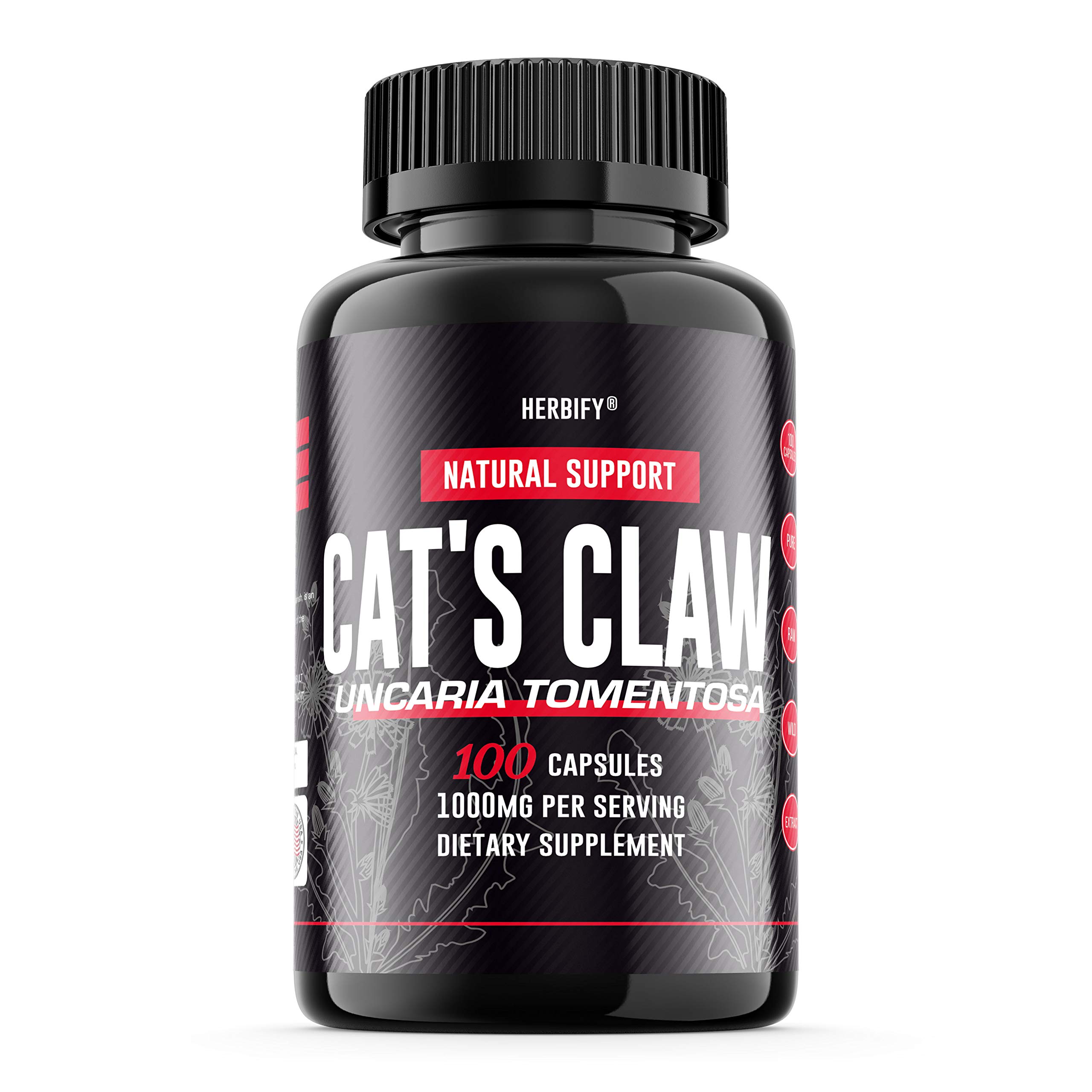 Buy Cat’s Claw Pills 1000mg, Cat’s Claw Bark s (Uncaria tomentosa), UNA
