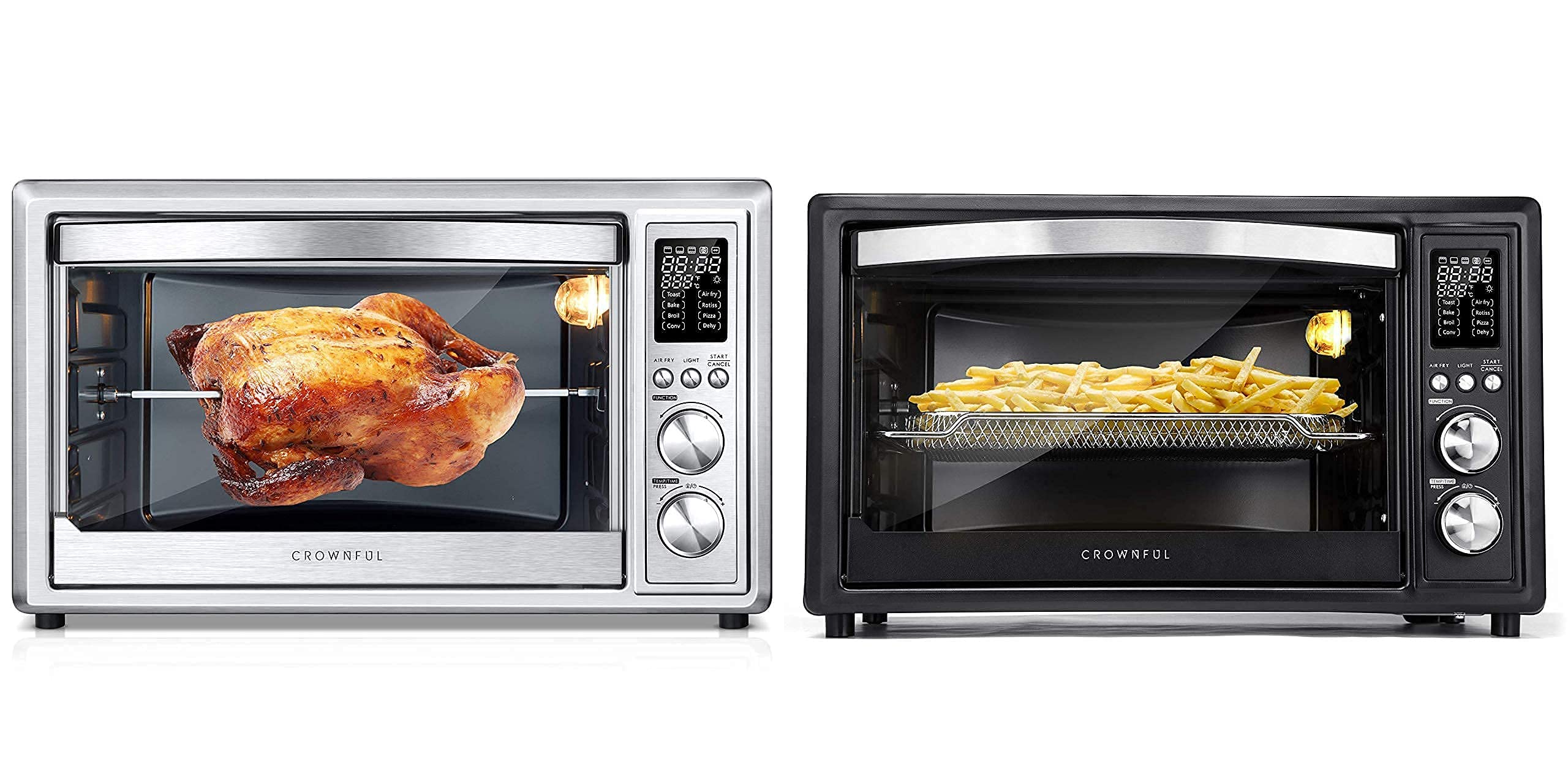 Fryer Toaster Oven Convection Roaster Crownful Air Fryer Oven