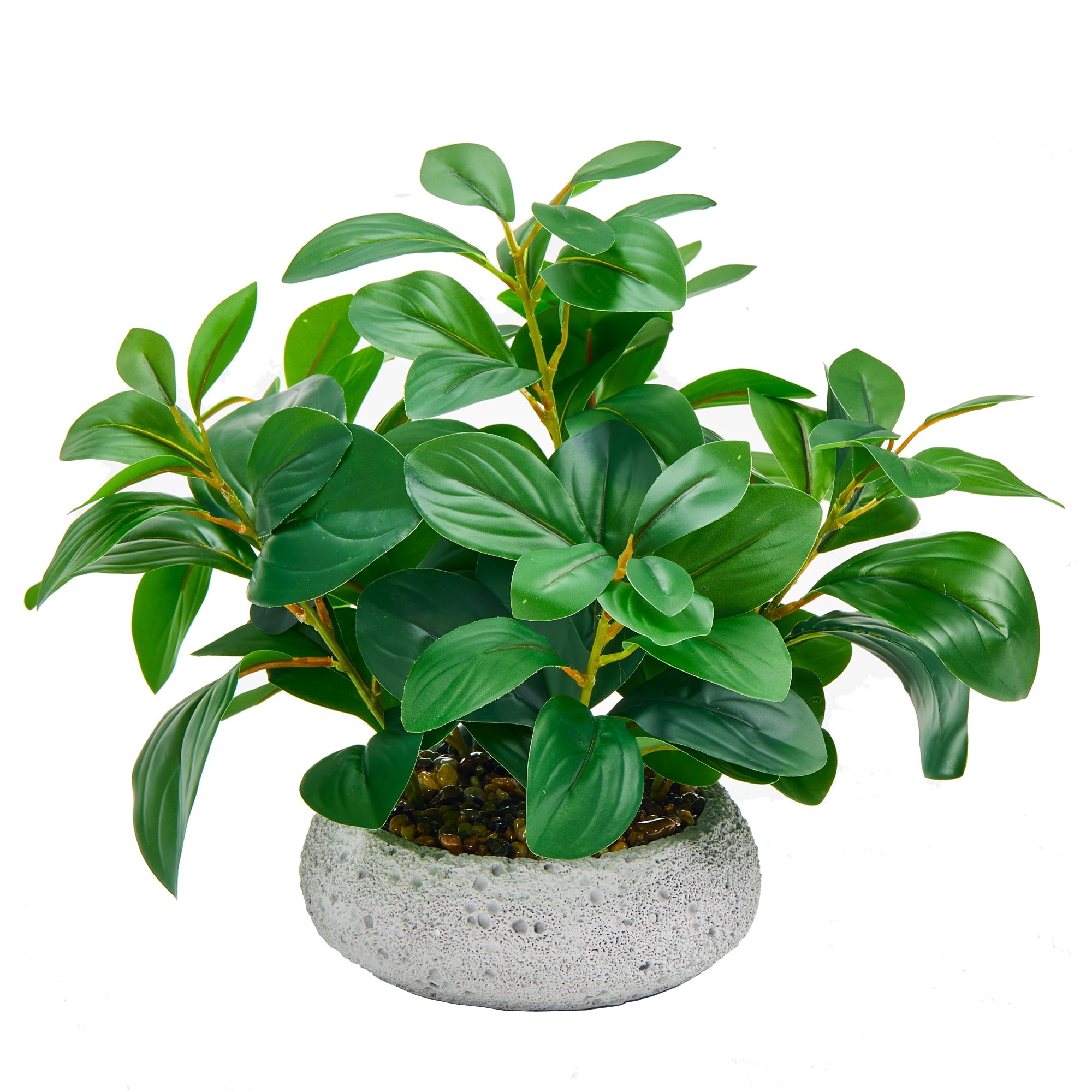 Photo 1 of K&Y Artificial Potted Plant - Gray Flowerpot