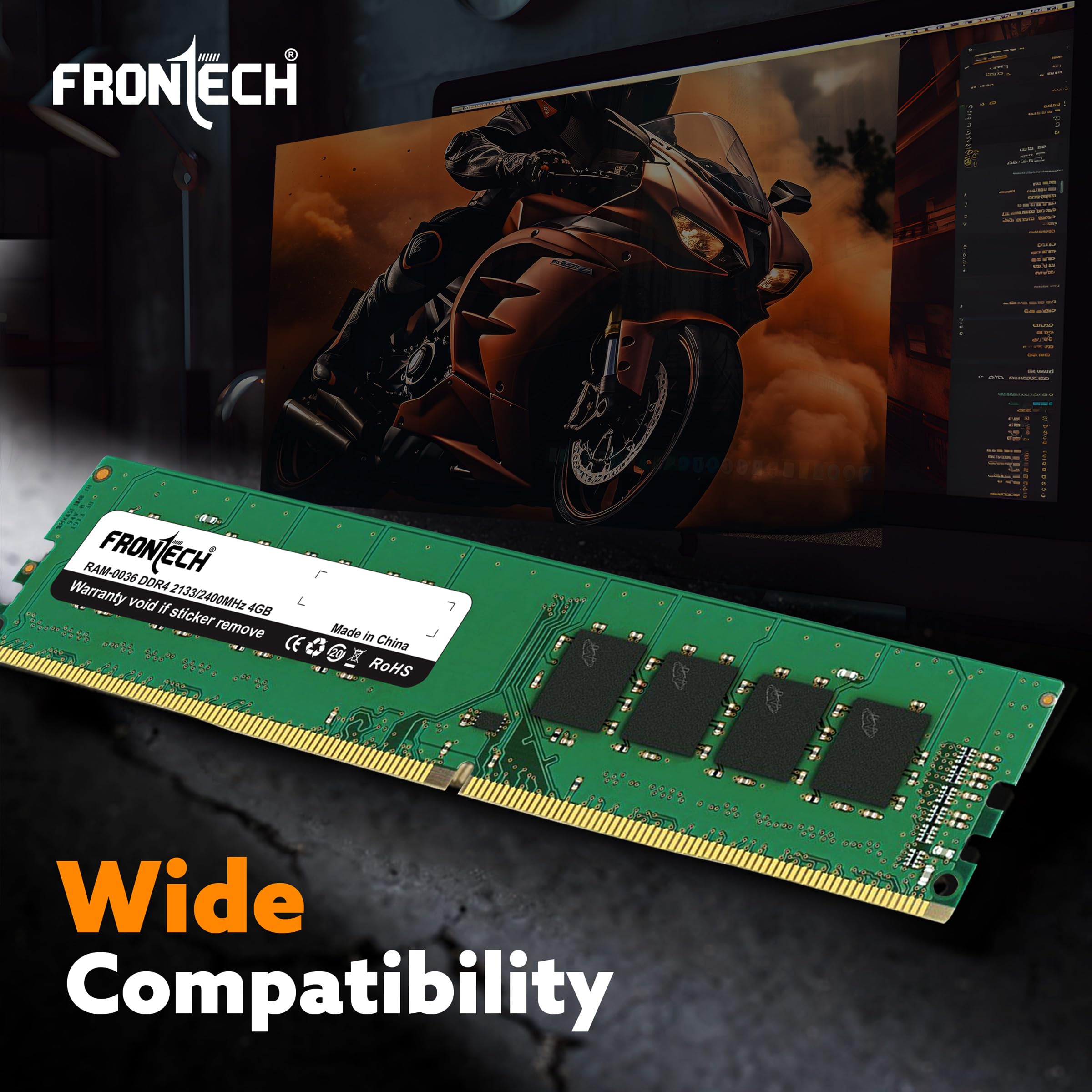 Frontech 4gb Ddr4 Chips 2133 2400 Mhz Desktop Ram Desertcart