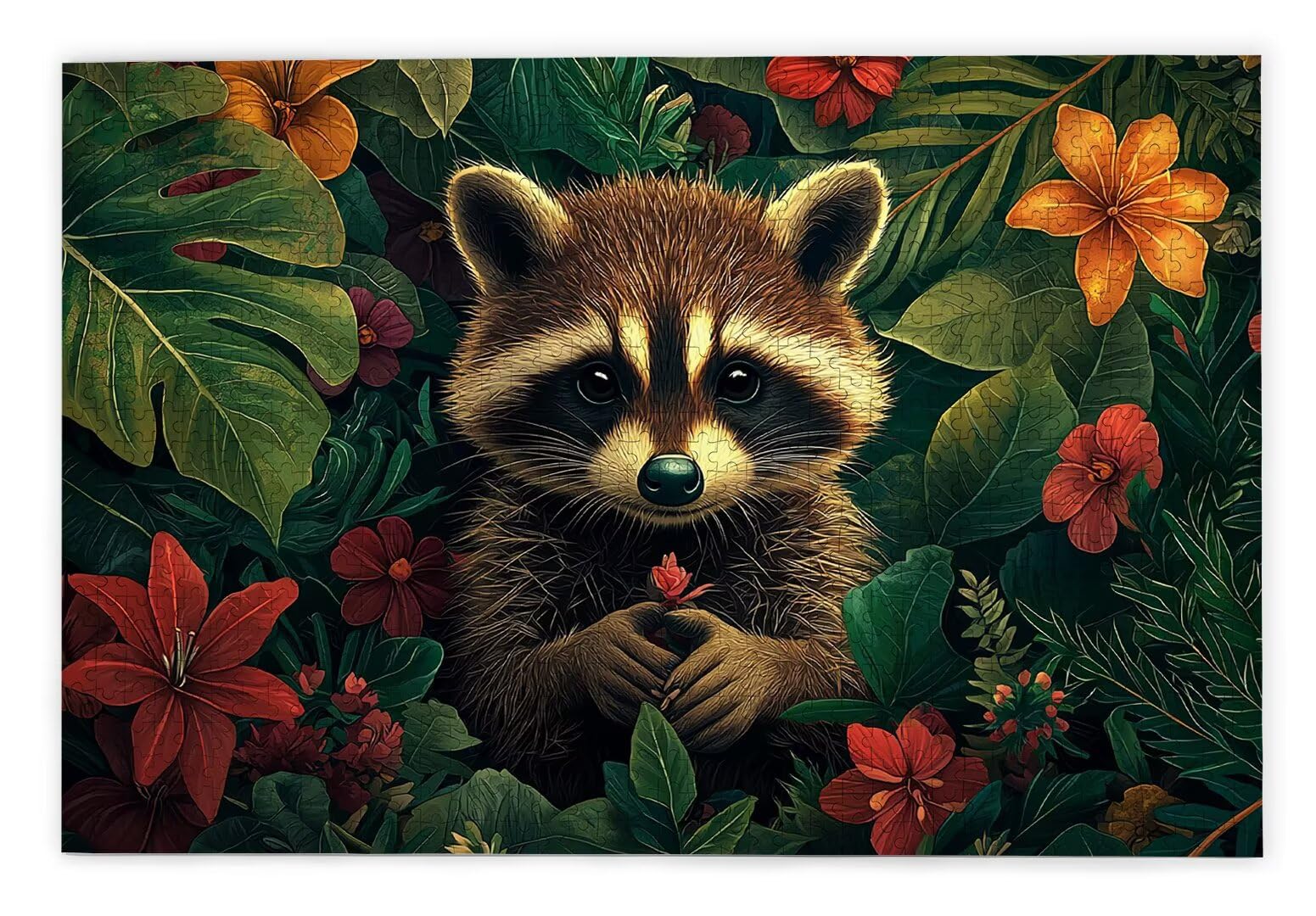 Puzzle 2000 Teile, Kleiner Waschbär Puzzle 2000 Teile Erwachsene, Holzpuzzle Erwachsene, EIN Herausforderndes Rätsel, Puzzlespiele für Die Ganze Familie, Holzpuzzle für Zimmer Deko, Geschenke, C-36