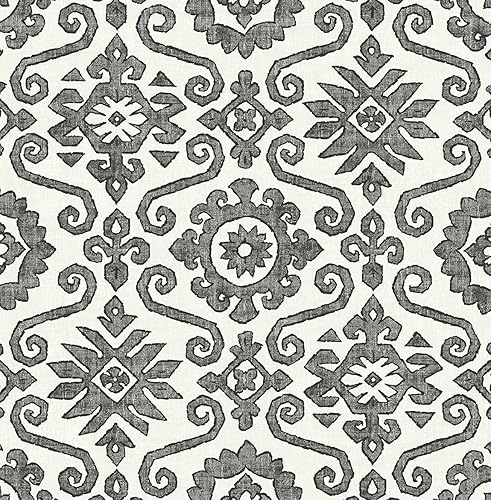 Miniatura 9 de NextWall Stacy Garcia Home Augustine Papel tapiz geométrico para despegar y pegar (verde mineral)