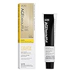 AGE beautiful Permanent Hair Color Dye Liqui Creme | 100% Gray Coverage | Anti-Aging Haircolor | Biotin for Thicker, Fuller Hair | Professional Salon Coloring | HLN High Lift Neutral Blonde