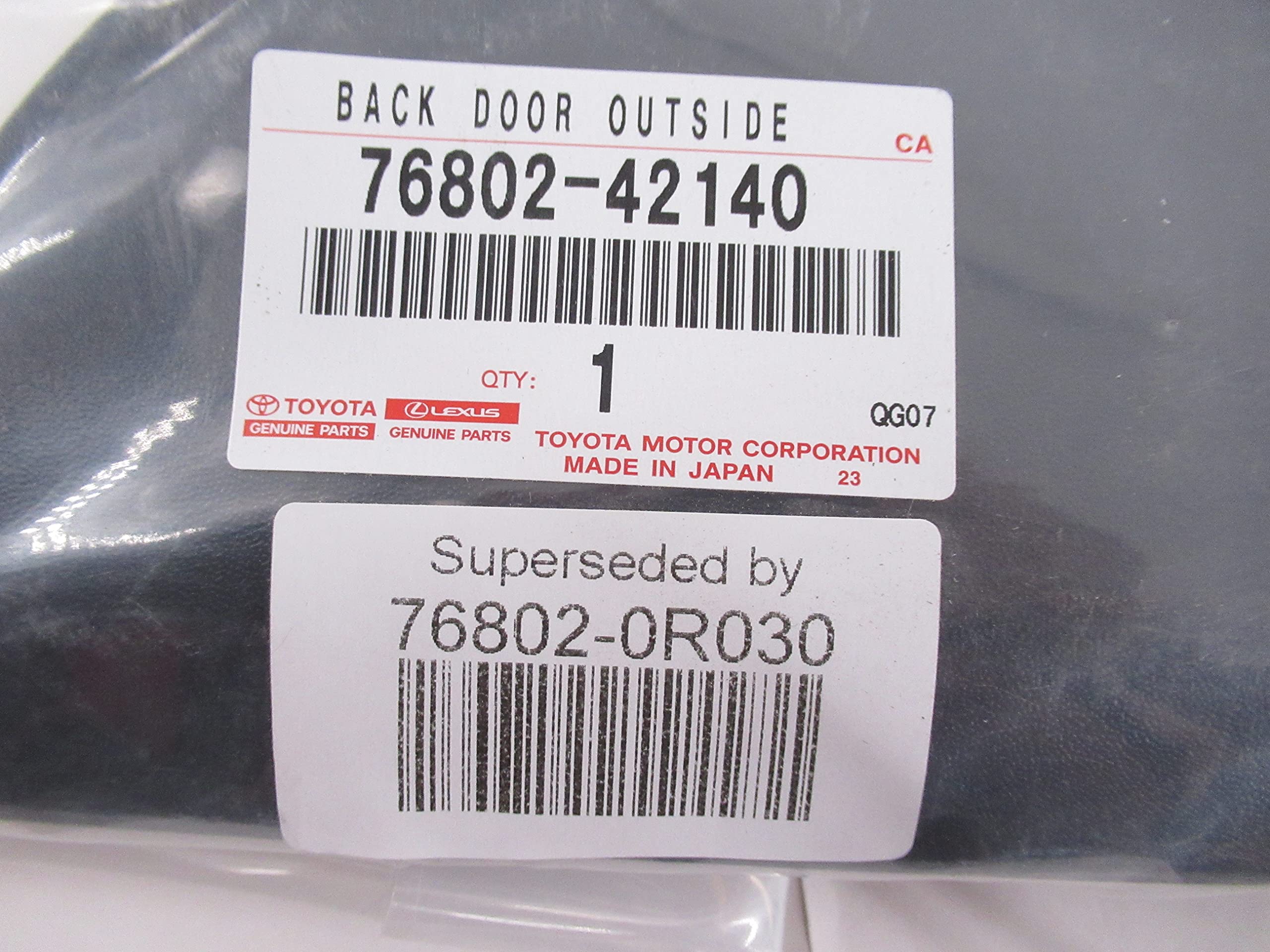 Amazon.com: OEM Genuine Toyota Back Door Garnish Molding Sub 