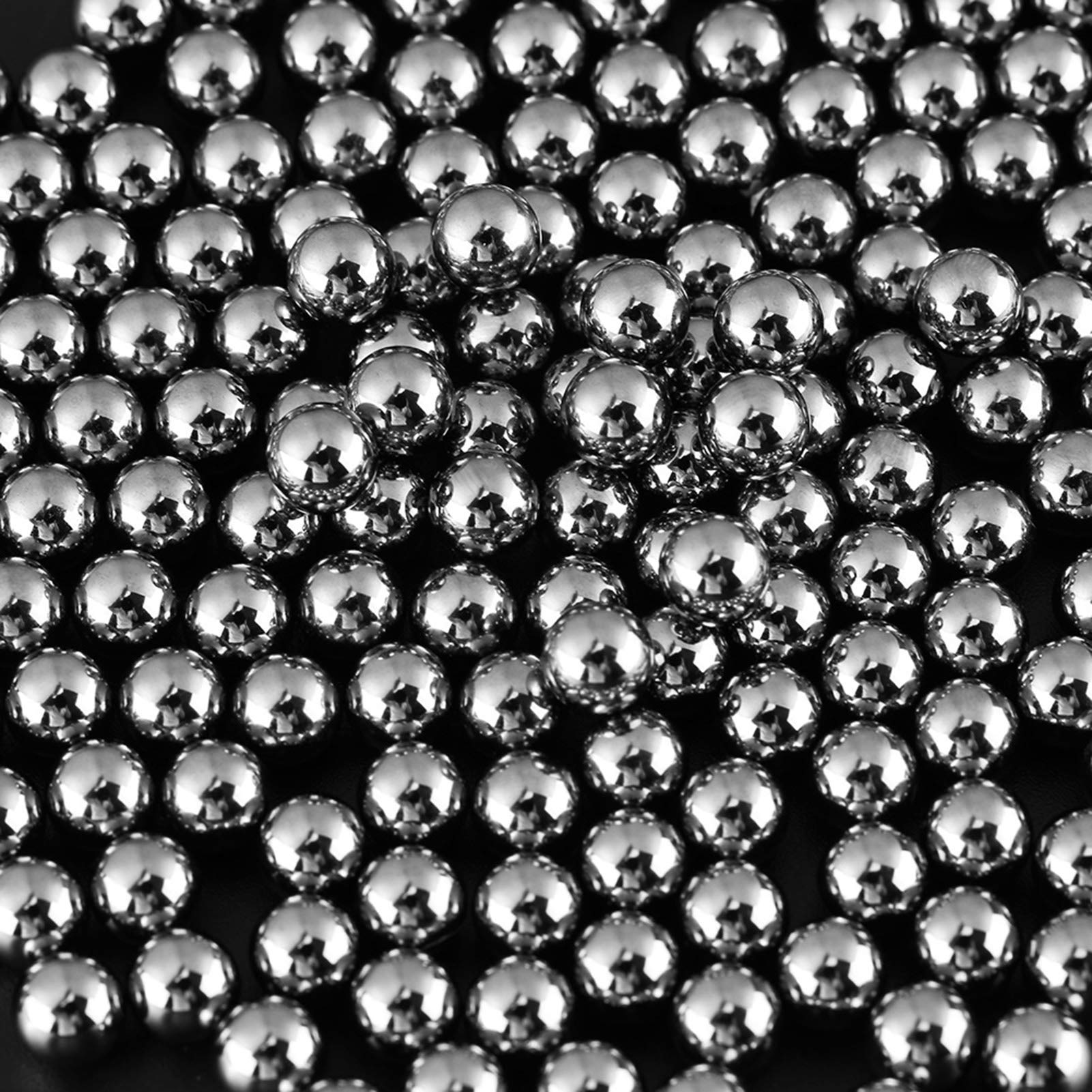 Confezione 200 Sfere in Acciaio, Sfere con Cuscinetti a Sfera 6,35 Mm Sfere Metalliche con Diametro di 1/4 di Pollice Sfere Industriali di Precisione G10 in Acciaio Sfere per