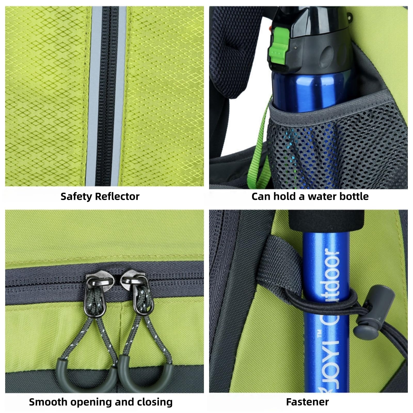 Wanderrucksack, Großer Outdoor Rucksack Wasserdicht mit Viel Stauraum, Ideal für Wandern, Camping, Reisen (Blau)