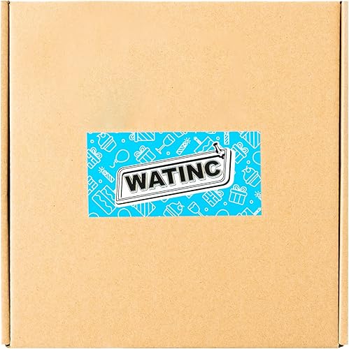 Miniatura 6 de WATINC Kit de bordado de 5 piezas para niños, estampado de punto de cruz, llavero con patrones de animales del bosque, kits de iniciación,