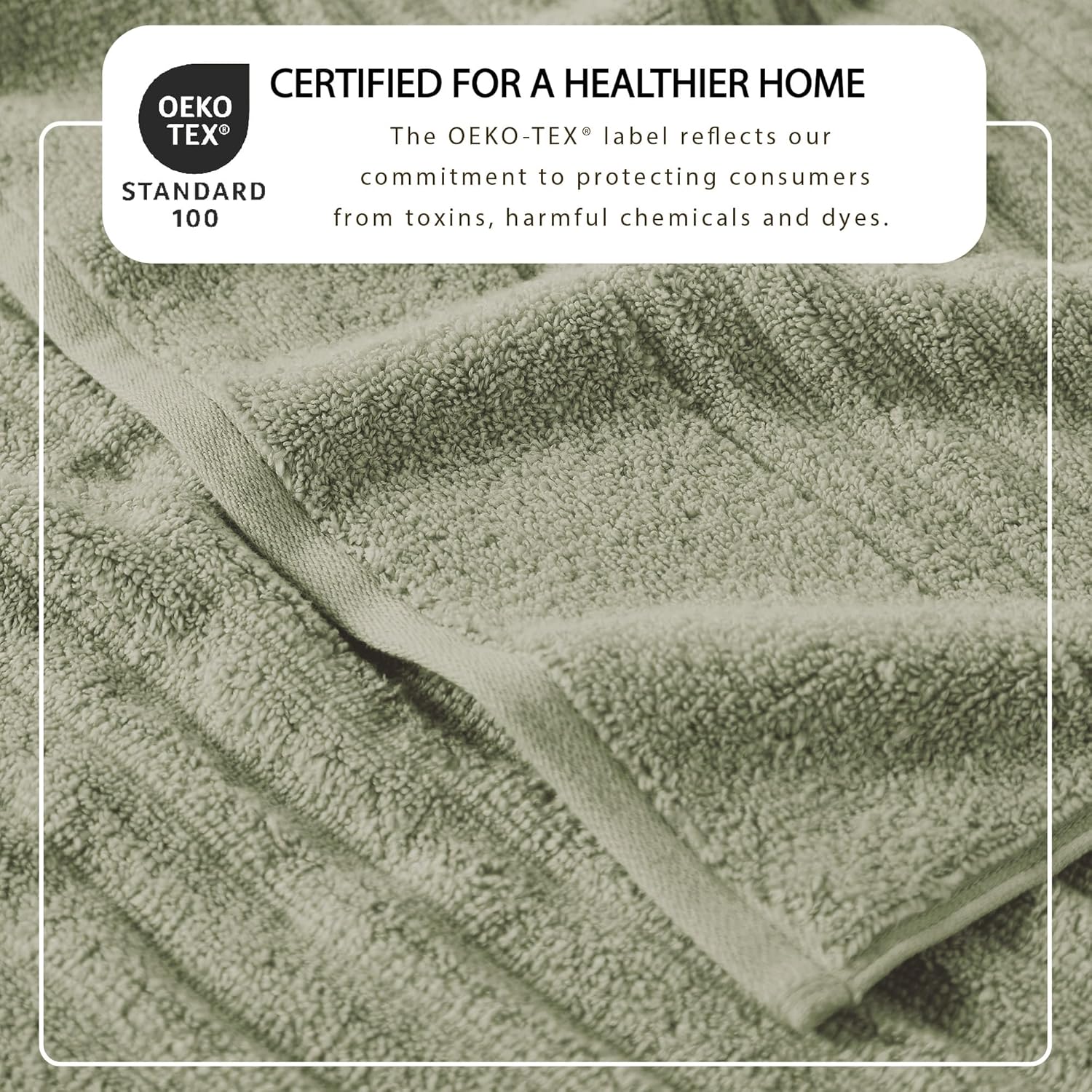 Great Bay Home 2 Pack Bath Sheet Set - 100% Cotton Towel Set - Absorbent & Quick-Dry Oversized Towels for Bathroom (Eucalyptus)