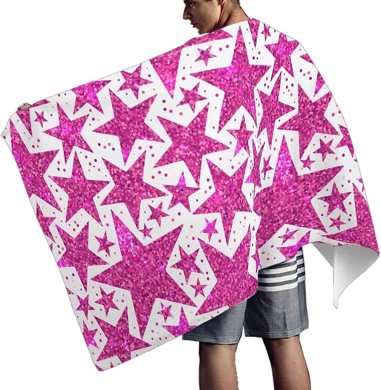 Serviette De Plage Pentagramme Géométrique Serviette De Bain Enfant Adulte Drap De Plage Doux Microfibre Absorbant Idéal pour Voyage Plage Piscine Sport Drap De Plage 200 X 200 Cm -8H3H/W5M