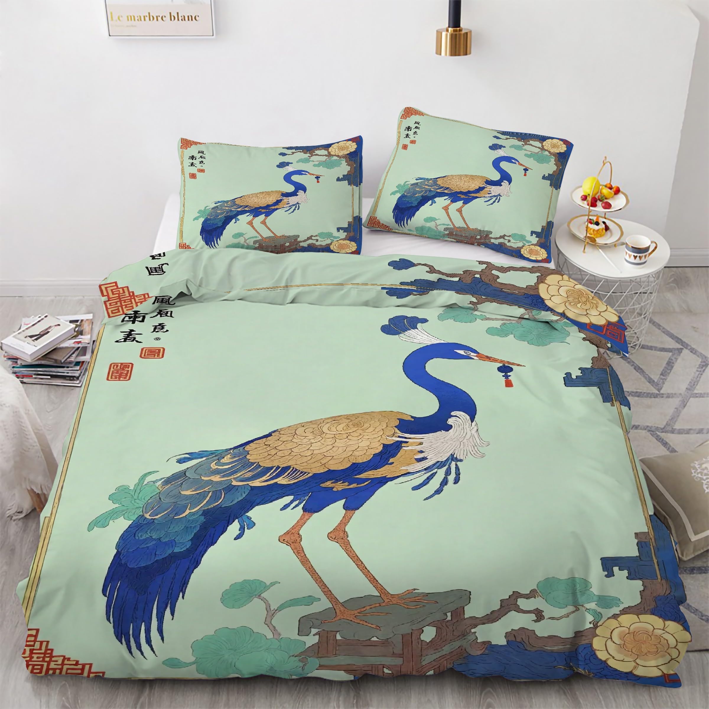 Housse couette 200x200 avec fermeture éclair pour un lit facile à border et laver