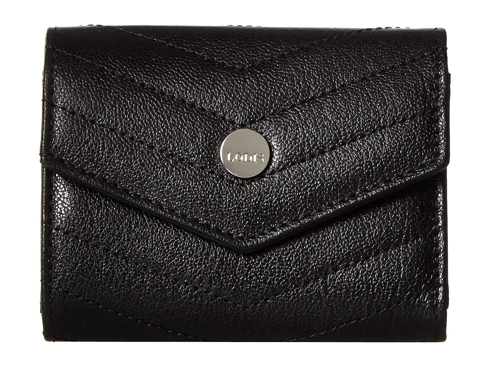 

Lodis Accessories Carmel Mason French Purse (Black) Wallet Handbags