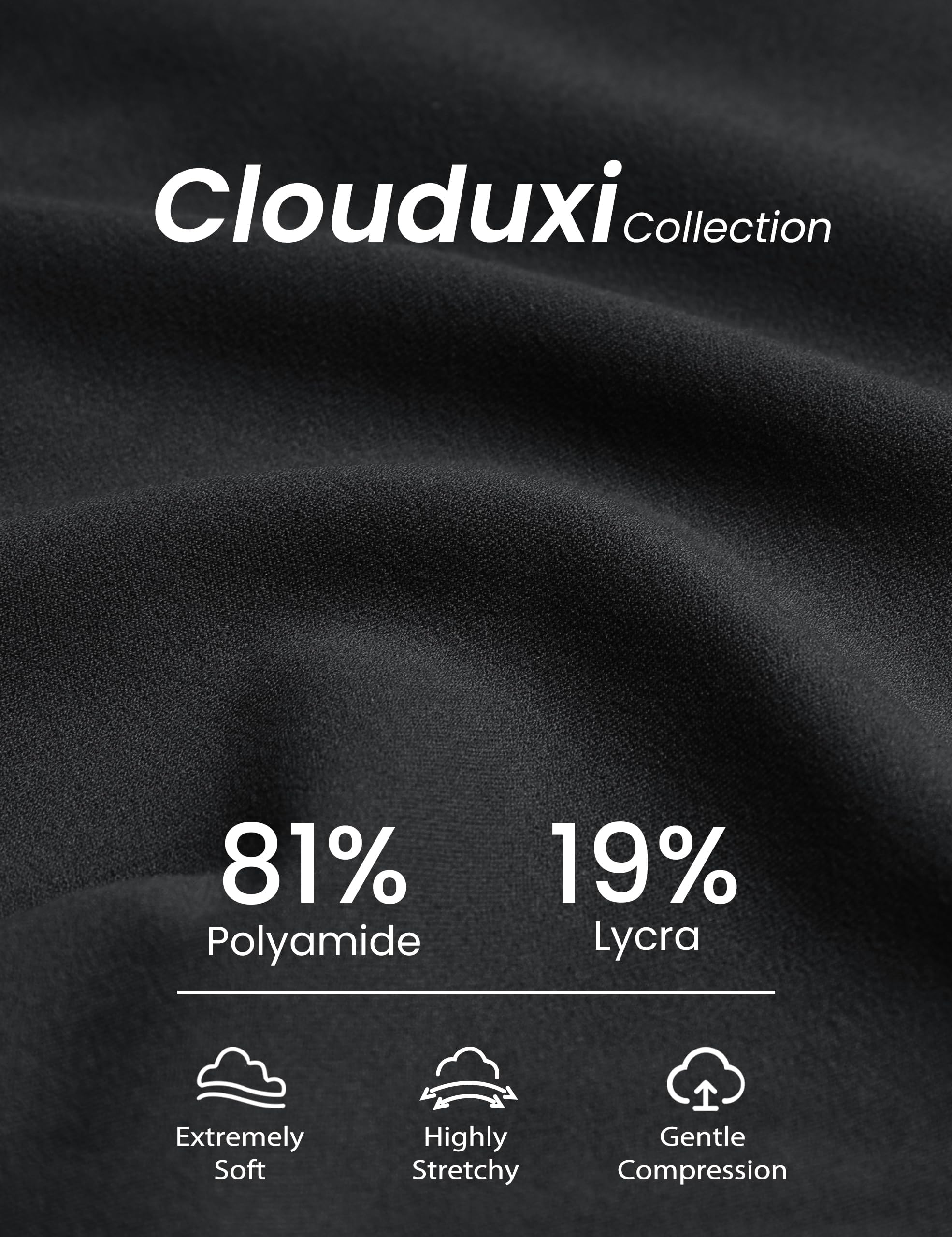 BAYDI Clouduxi - Leggings da allenamento a vita alta da donna, 71,1 cm, controllo della pancia, pilates, palestra, atletica, yoga