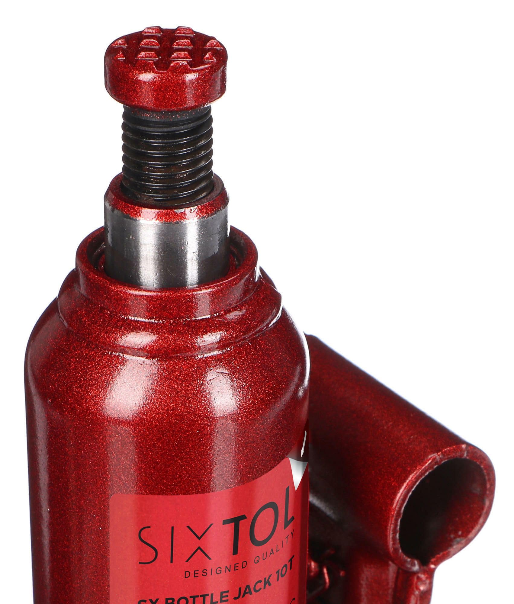 SX BOTTLE JACK PREMIUM 10T | Podnośnik hydrauliczny typu „butelka” | 10 ton | Profesjonalny | Stalowy