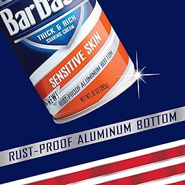 Barbasol Sensitive Skin Thick and Rich Shaving Cream, 10 Ounce