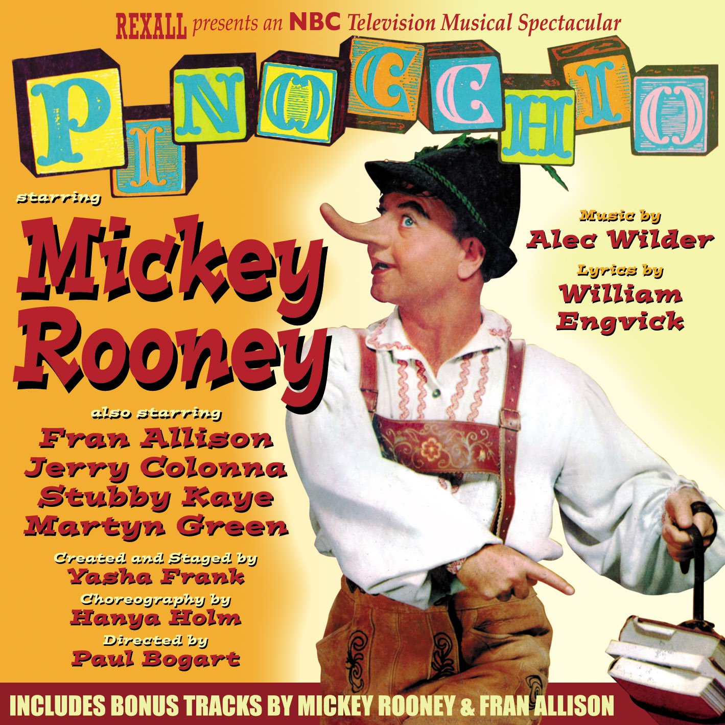 Various Artists Pinocchio (1957 Tv Sound Track) Plus Bonus Tracks CD NEW