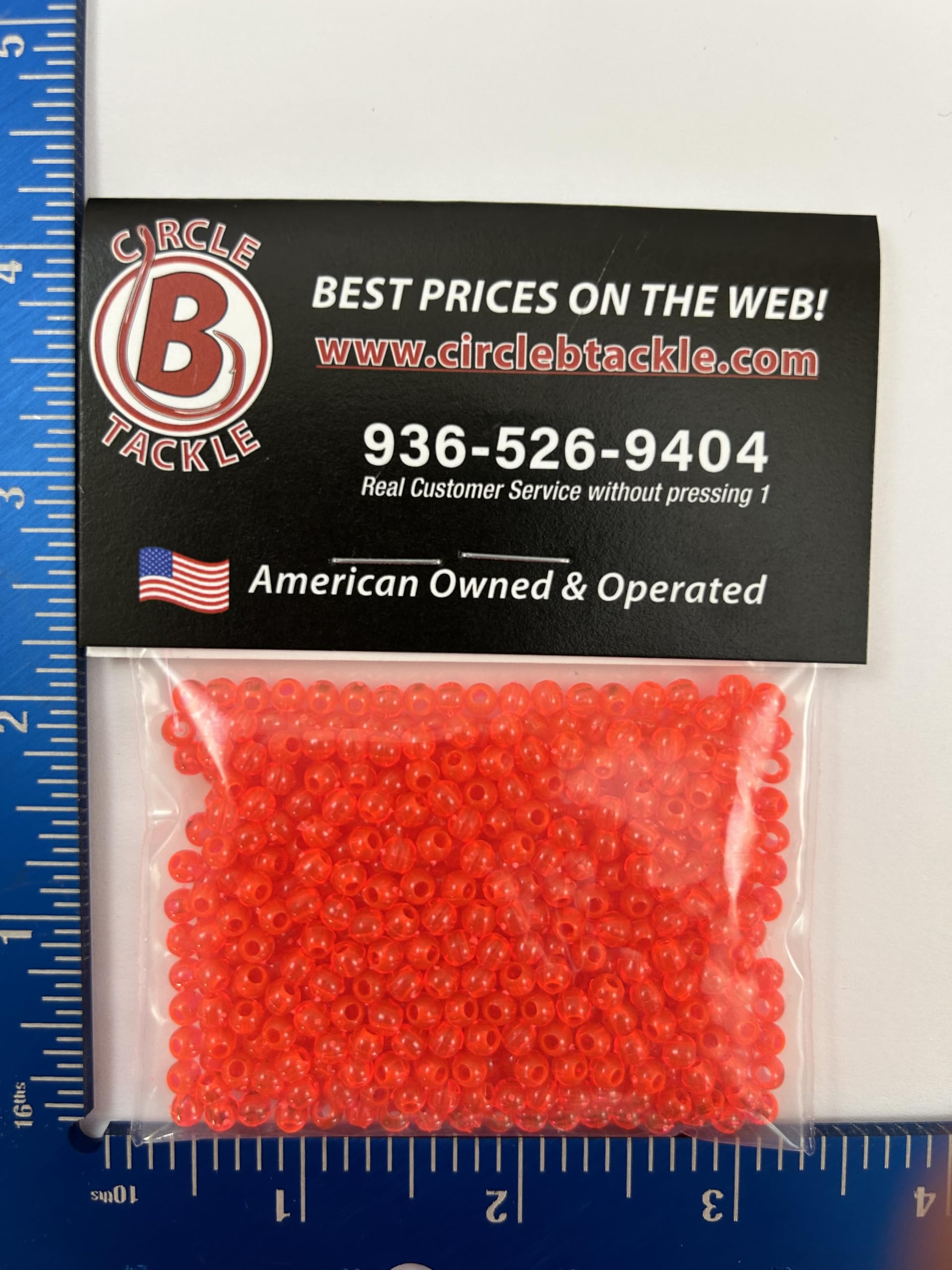 Round Plastic Fishing Bead 4mm, 6mm, 8mm for Fishing Baits & Lures 100-1000 Pack Both Freshwater & Saltwater Hard Plastic Balls for Fishing Spinner