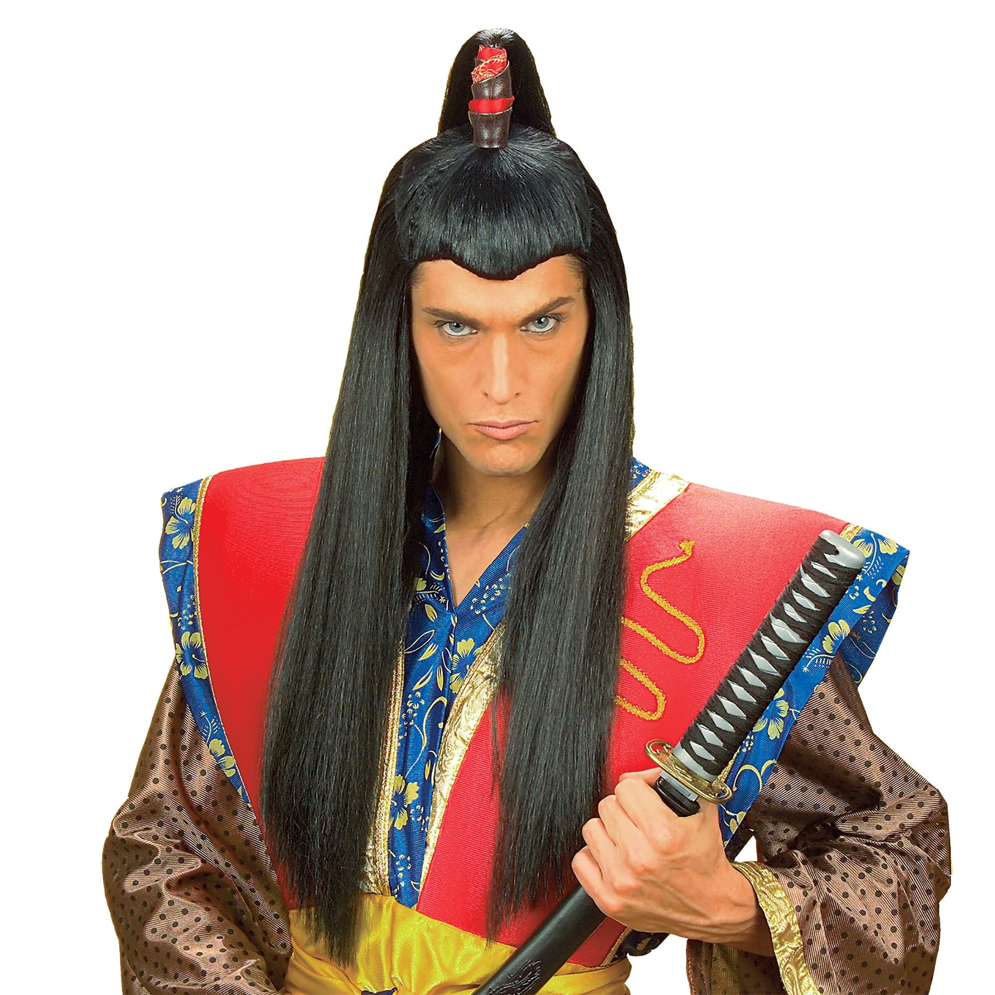 Traditional Samurai Hair Vintage Japanese Poster Samurai With Big