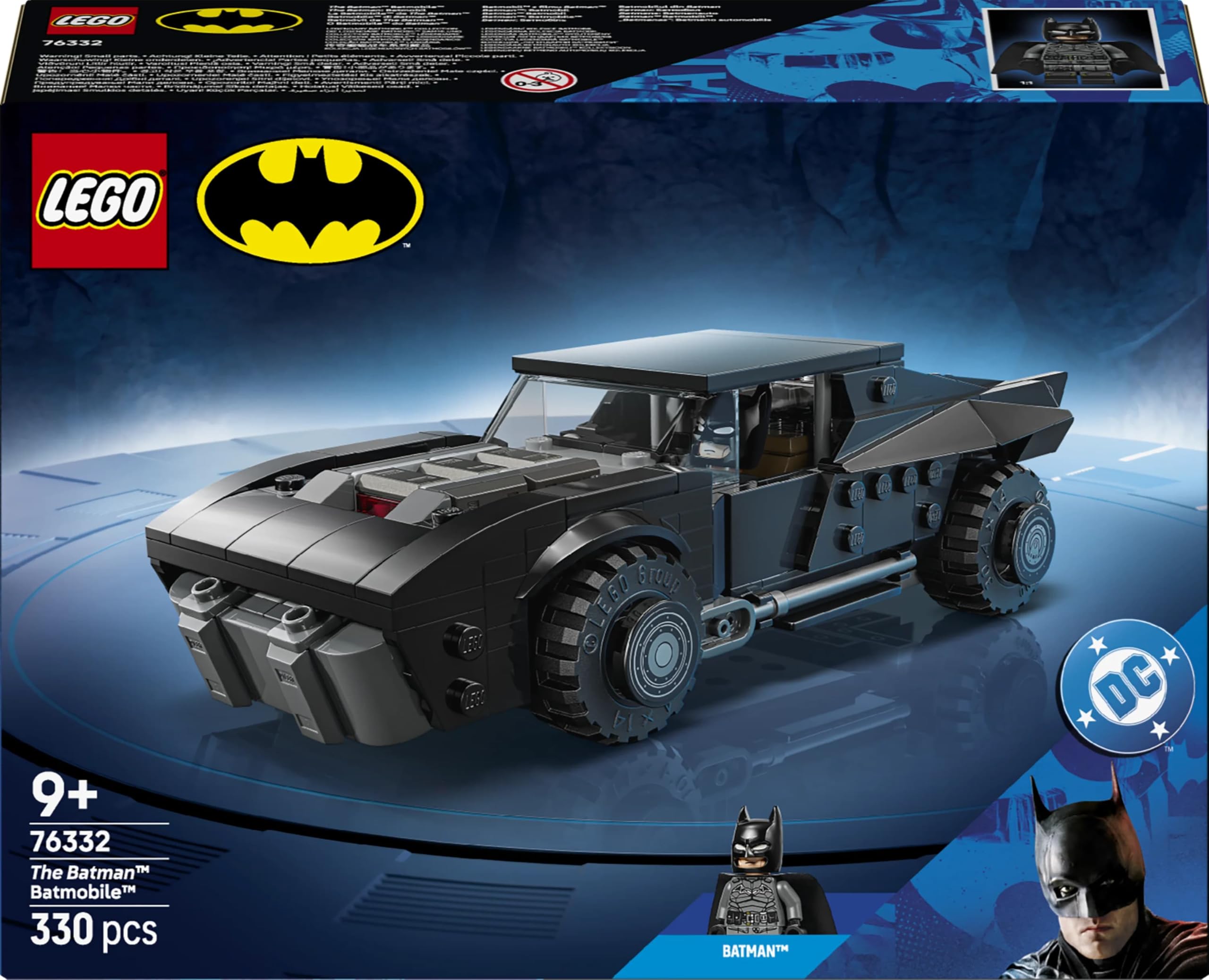 LEGO DC Batman: The Batman Batmobile Super Hero Toy - Model Car Playset with Minifigure - 76332 — Amazon image 4