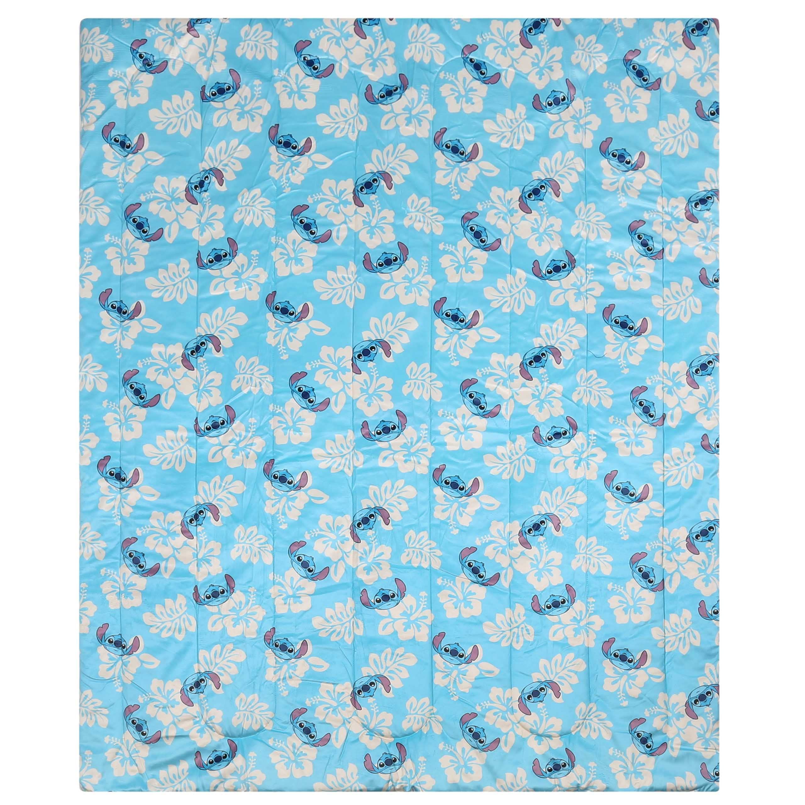 Stitch Disney Couette enfant, couette bleue et blanche 120x150cm, OEKO-TEX