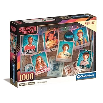 Clementoni 39860 Jigsaw Puzzle Stranger Things 1000 Pieces