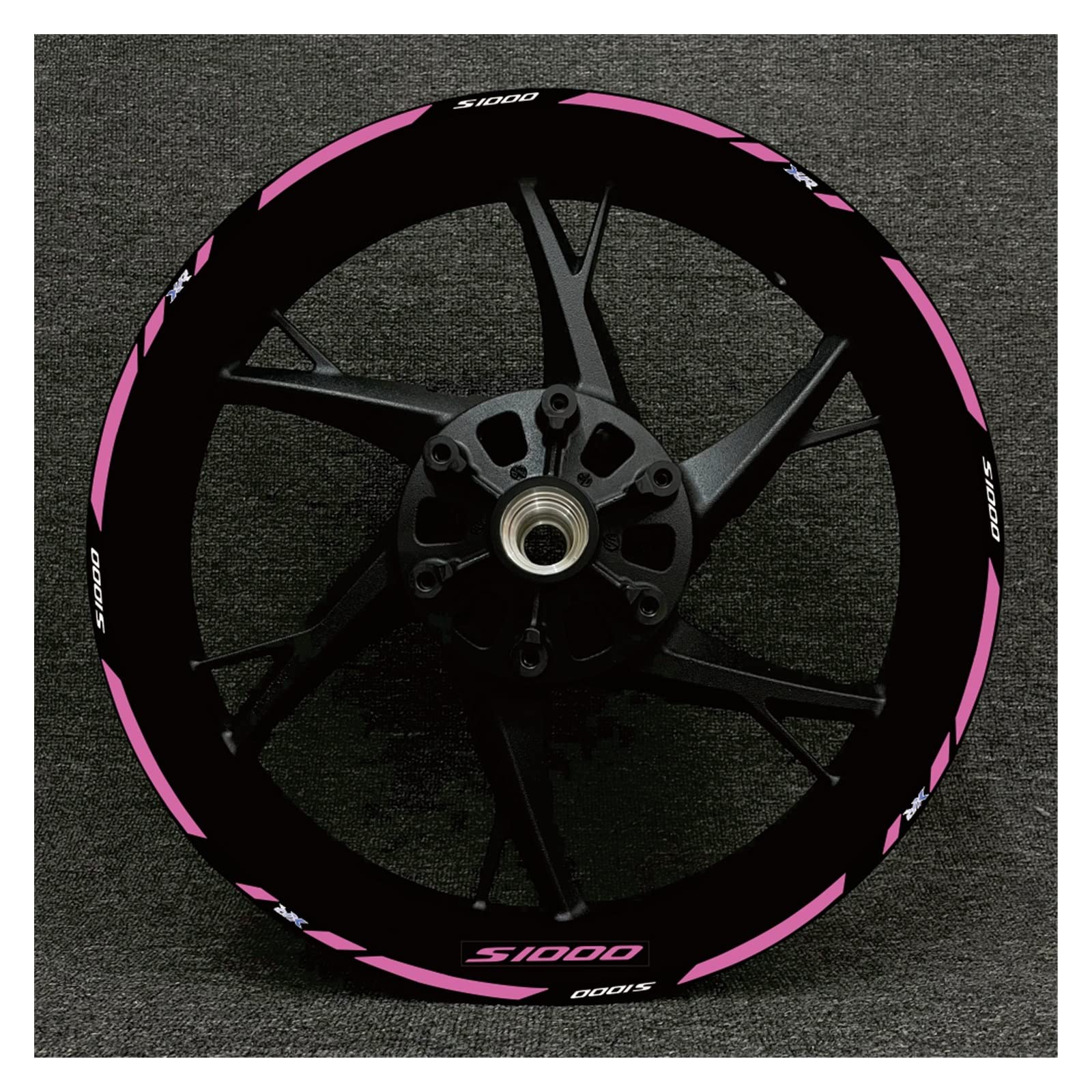 Autocollant jantes Single R pour rénover des roues moto abîmées