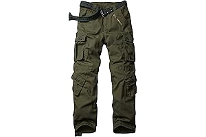 GSGGIG Mens Outdoor Hiking Pants, Quick Drying Breathable Tactical Ripstop Camo Winter Pants for Hiking