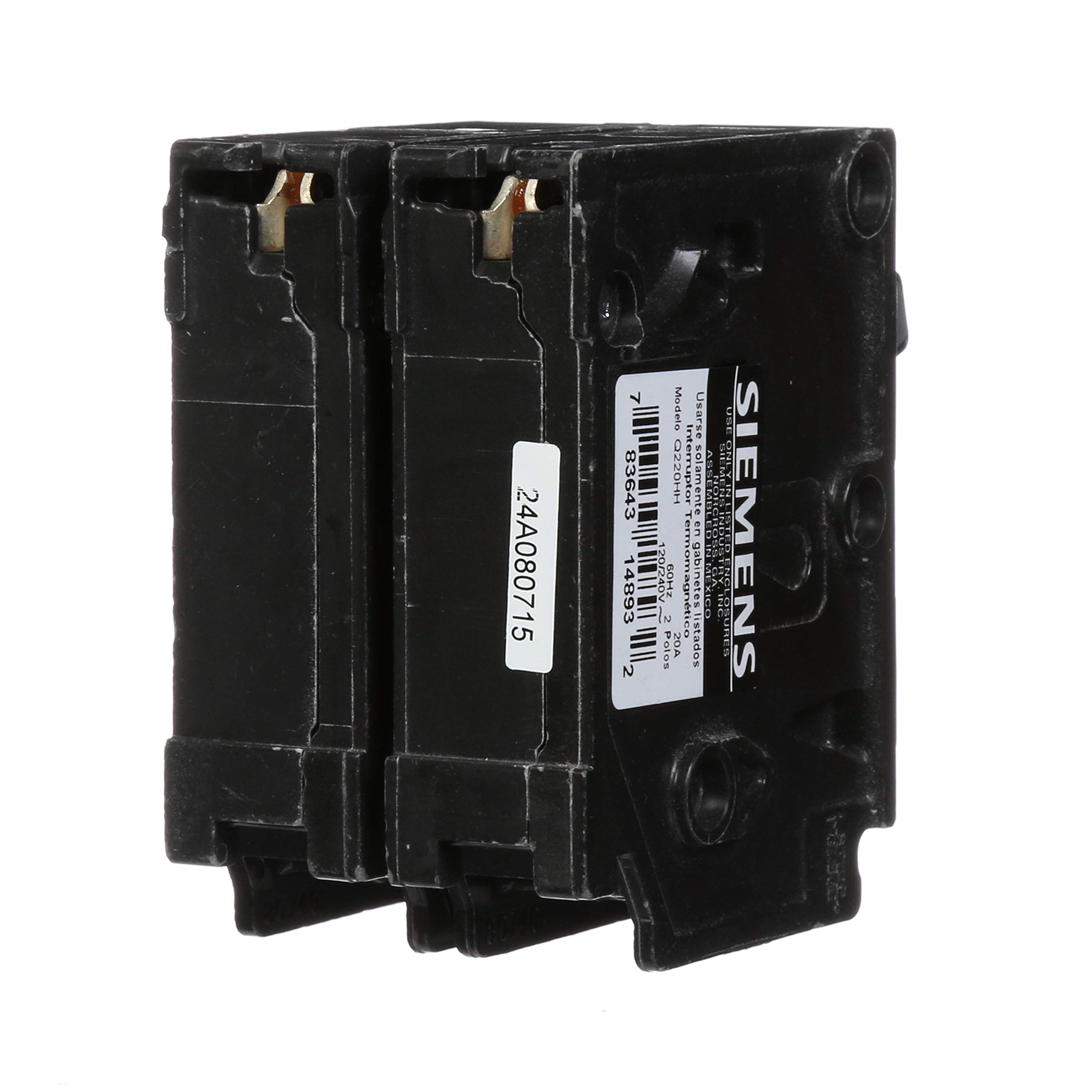 20%OFF!! 2.14迄値下【HQ!! ※黒研本】the TWO Q220HH 20-Amp Double Pole 65kA Type HQP Circuit Breaker - Amazon.com
