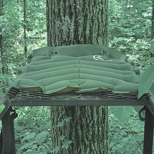 Miniatura 6 de Asiento de aire inflable, ligero, increíblemente cómodo, cojín de aire para exteriores, el mejor asiento de aire para campamento, asiento de estadio