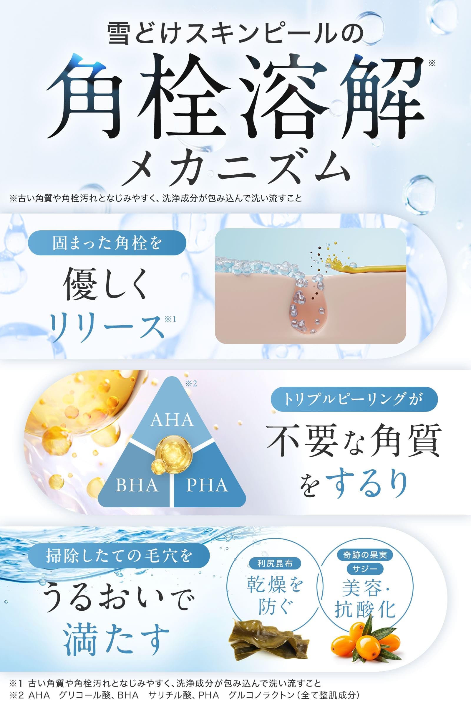 Amazon | idio 北海道雪どけスキンピール クレンジングオイル 角栓